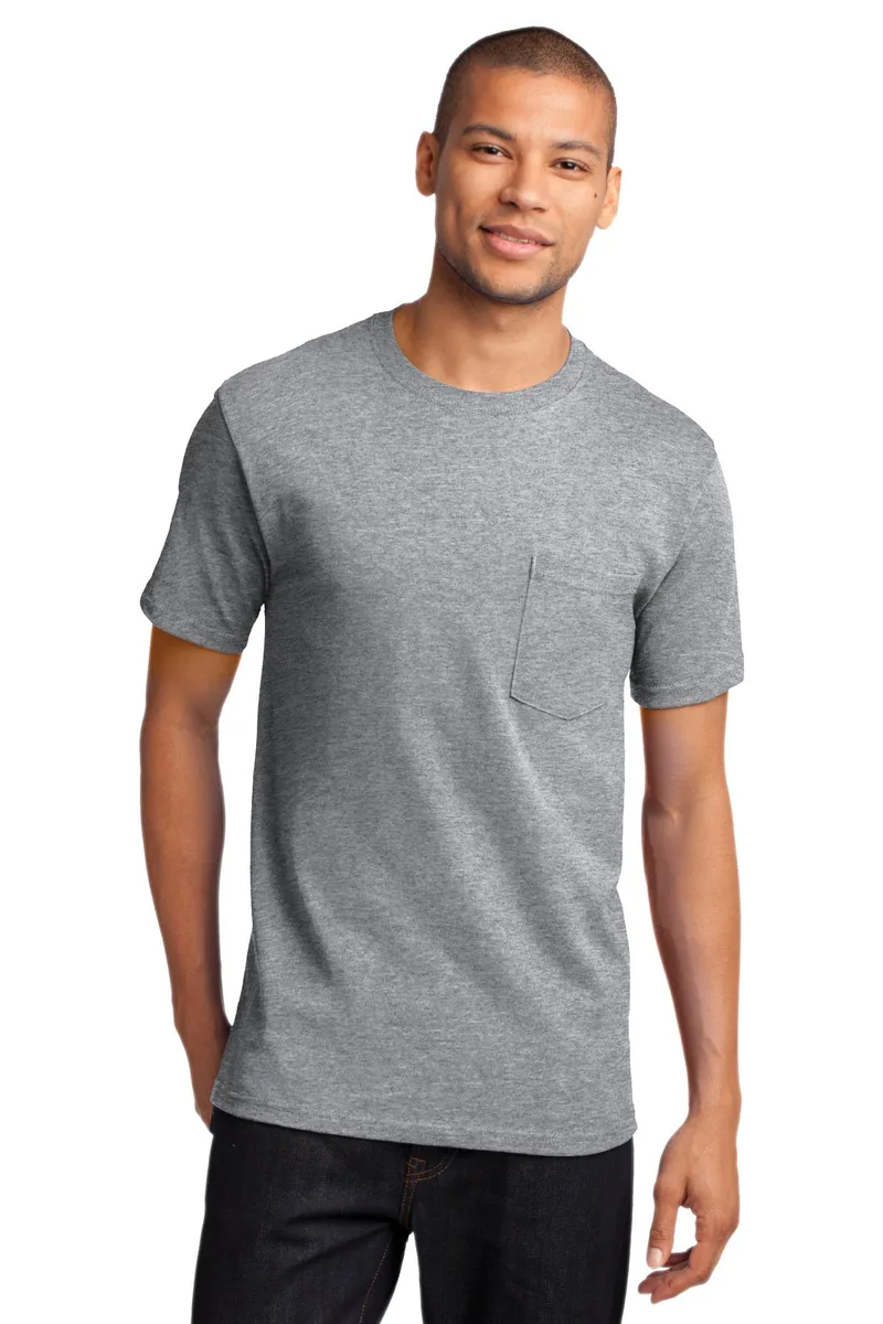 Port & Co™ Essential Pocket Tee. view 3