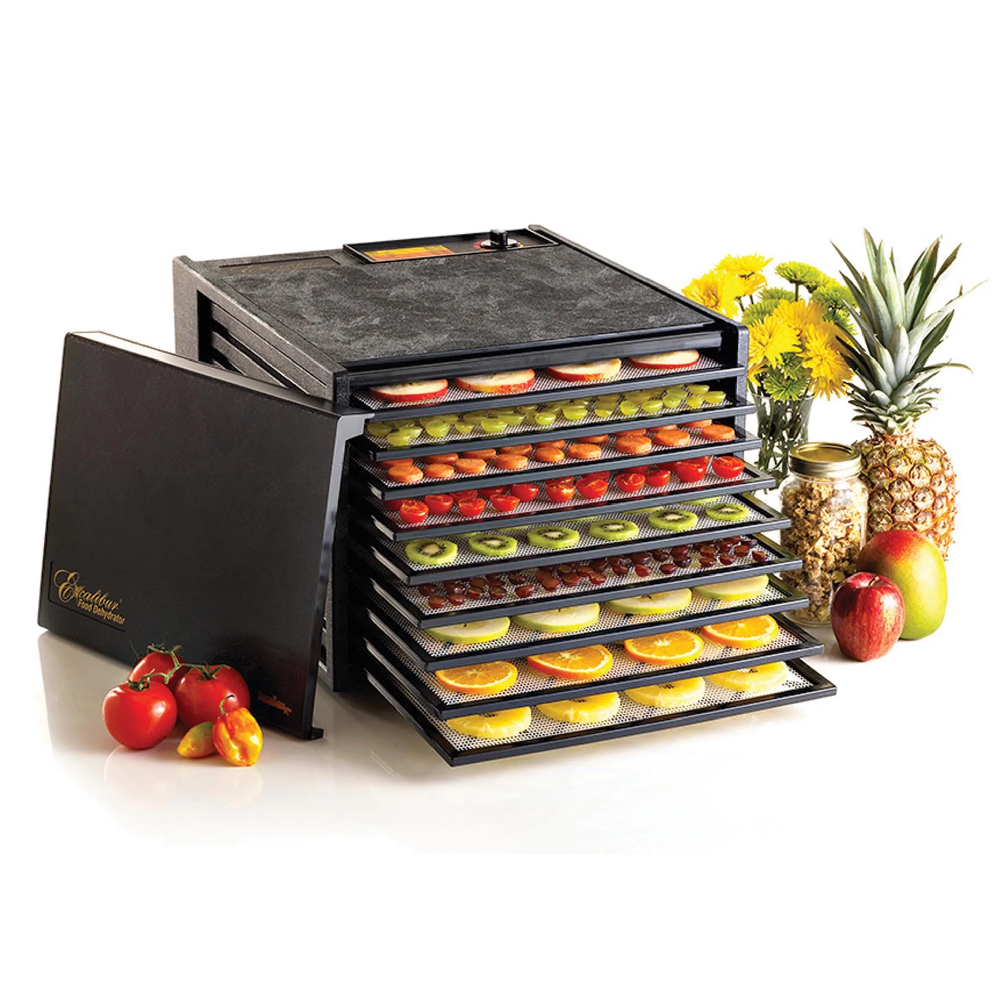 Legacy Excalibur® - 9-Tray Electric Food Dehydrator - Black