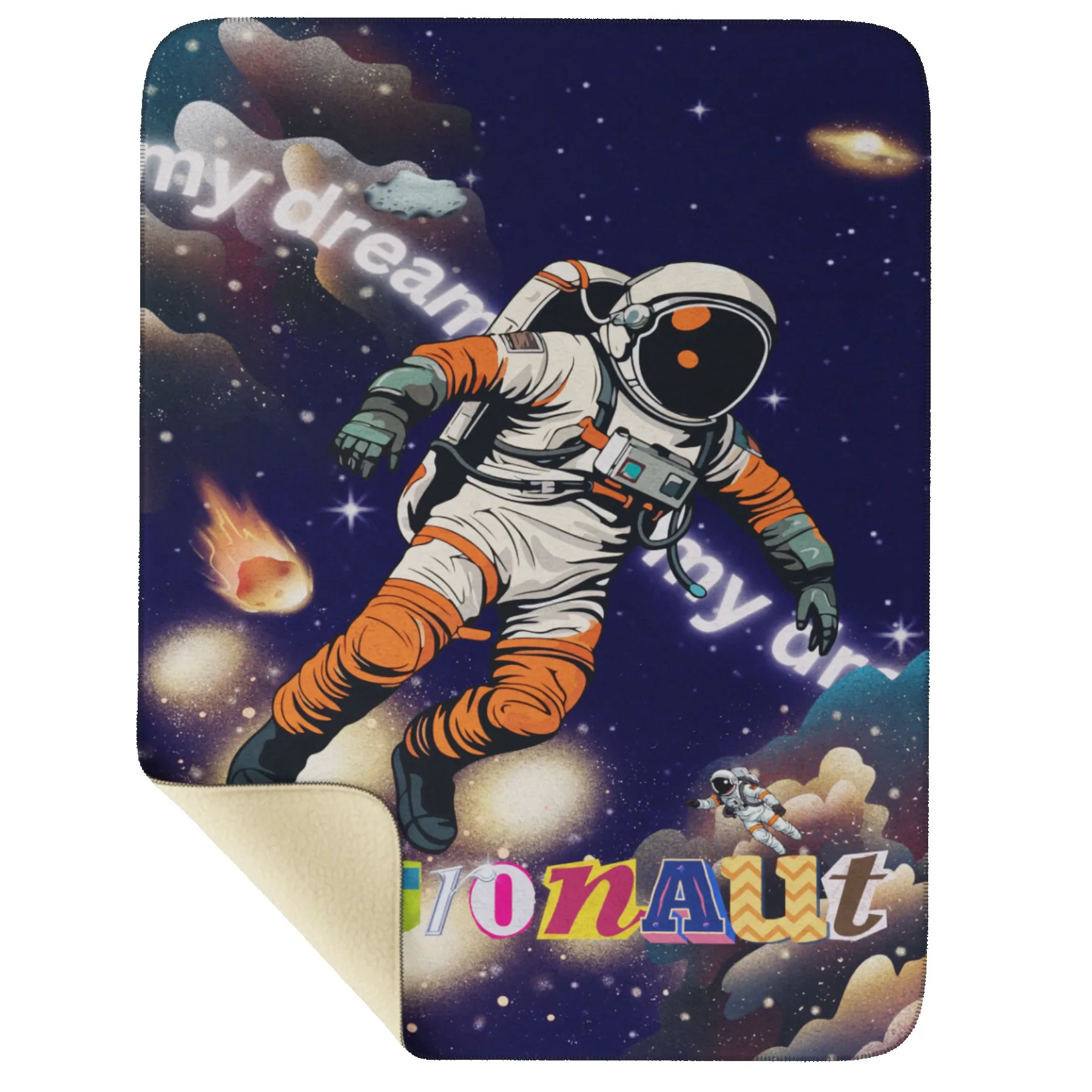 Mink SherpaPlush (60" x 80") Blanket Dye Sublimated (Domestically Decorated) view 2