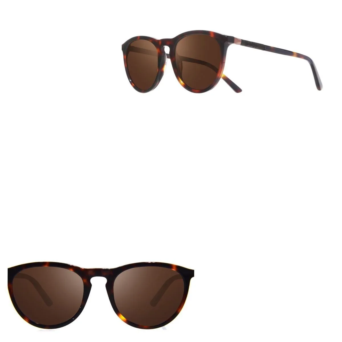 Revo Sunglasses Sage Eco-Friendly Round - Tortoise Brown