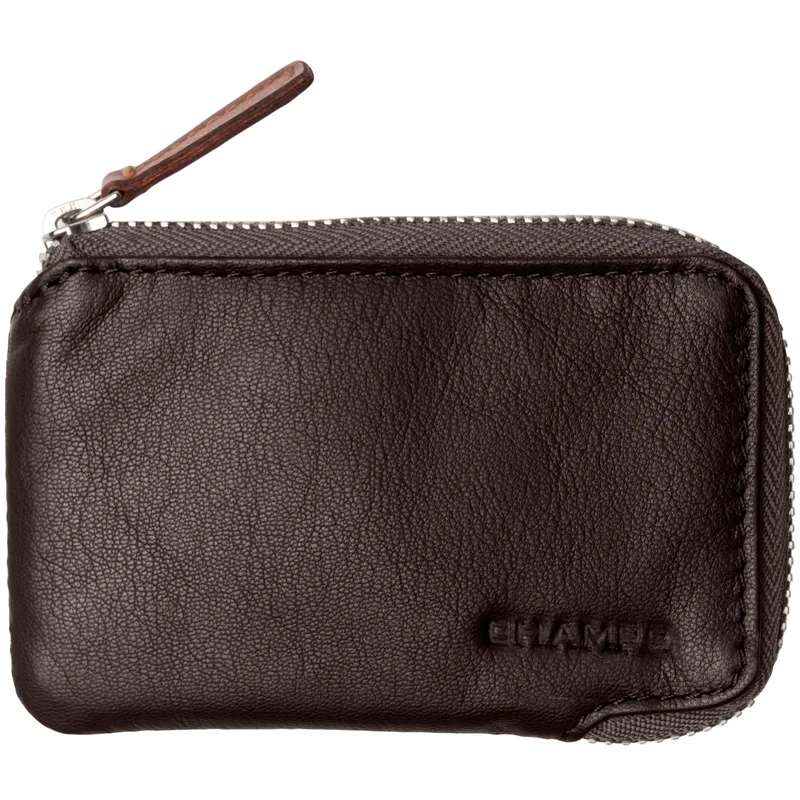 Champs Luggage Khaki Zip Case Wallet Size 4.25"X2.75"X0.5"