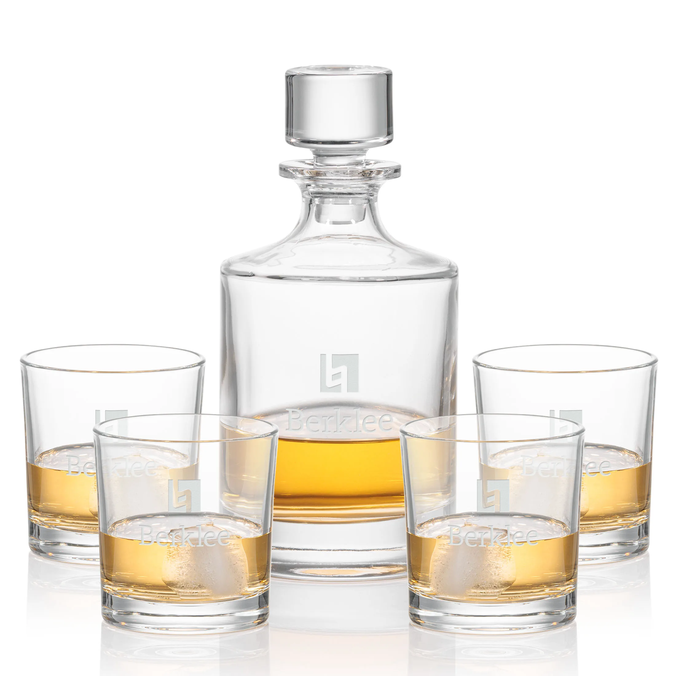 Decanter Set, Decanter & 4 OTR