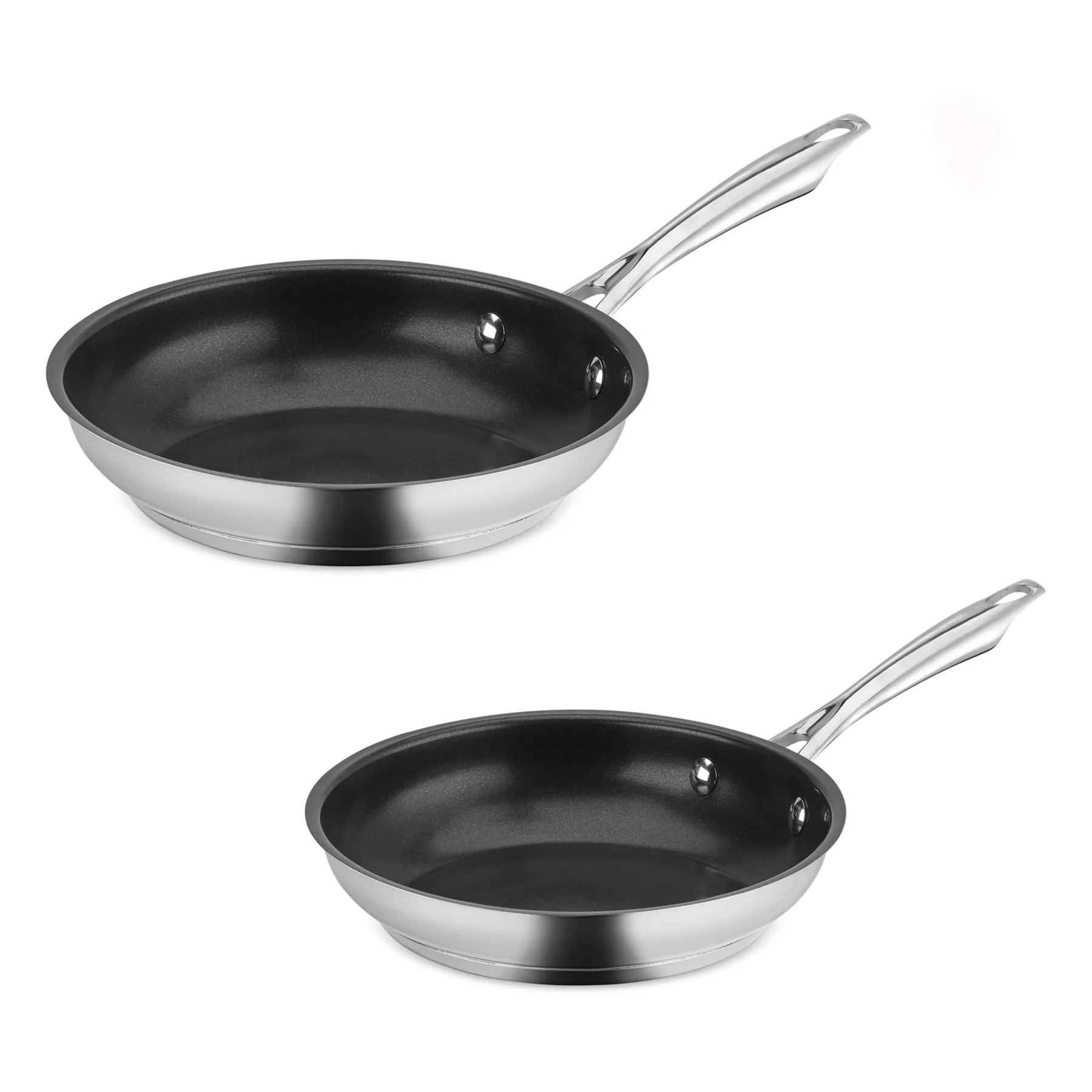 Cuisinart Professional Series Stainless Steel 2-Pack Non-Stick Skillet Set