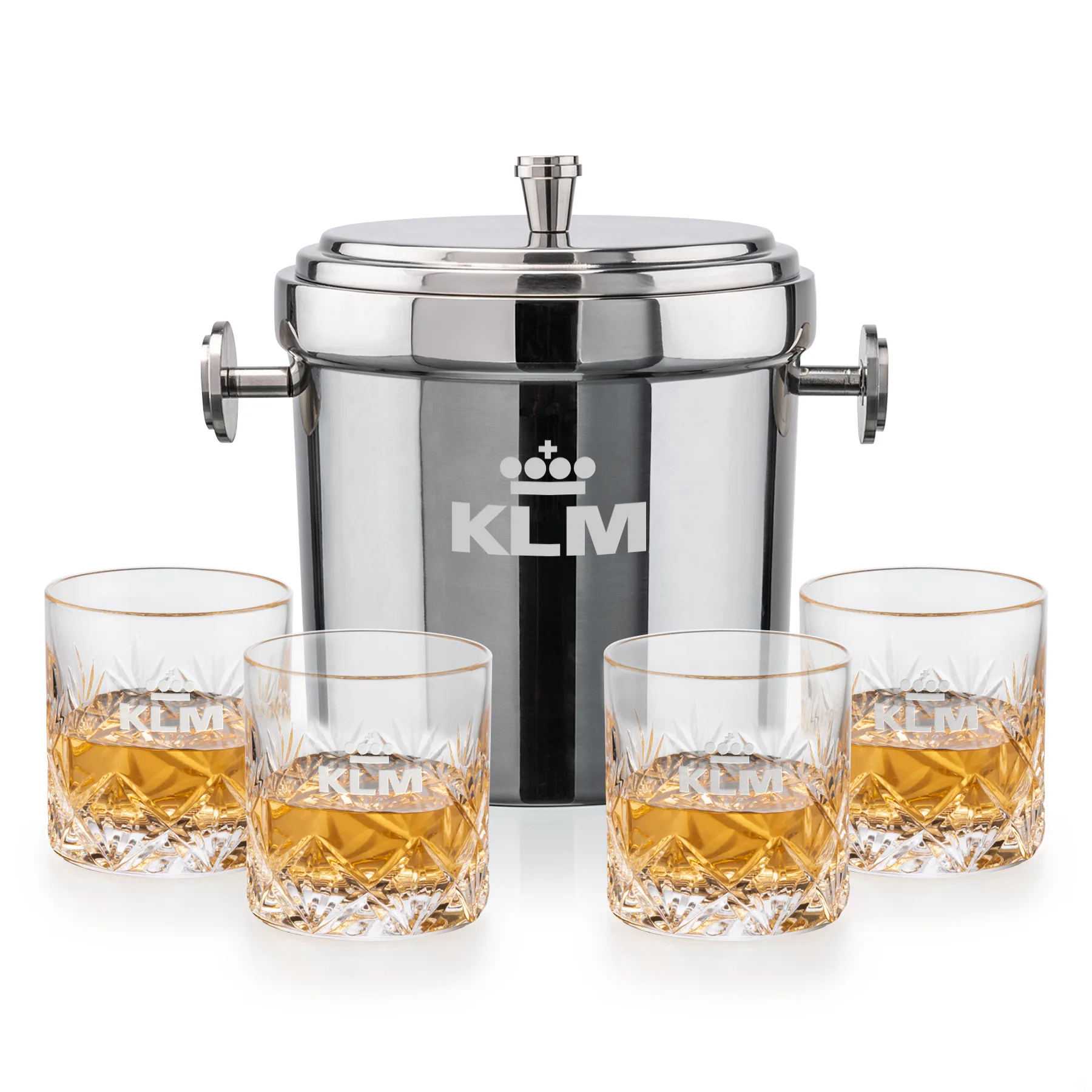 Milano Bucket Set, Laser Engraving, Set of 5