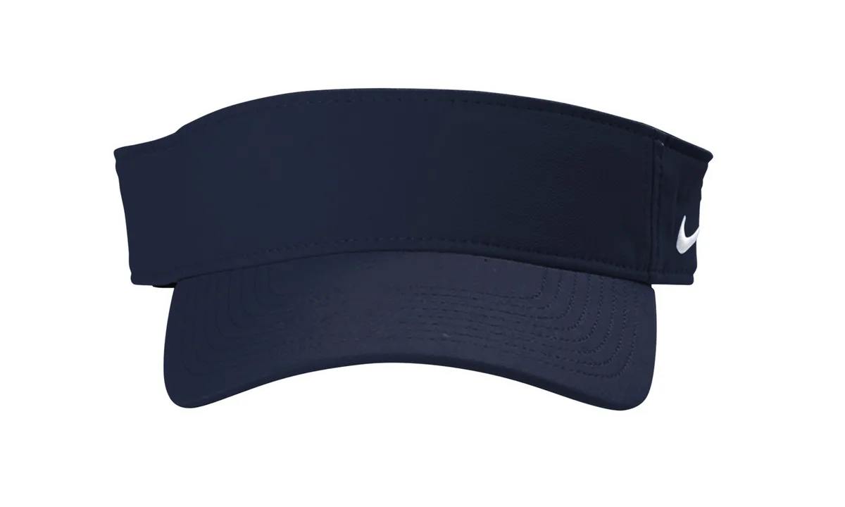 College Navy Blue Blank Front View