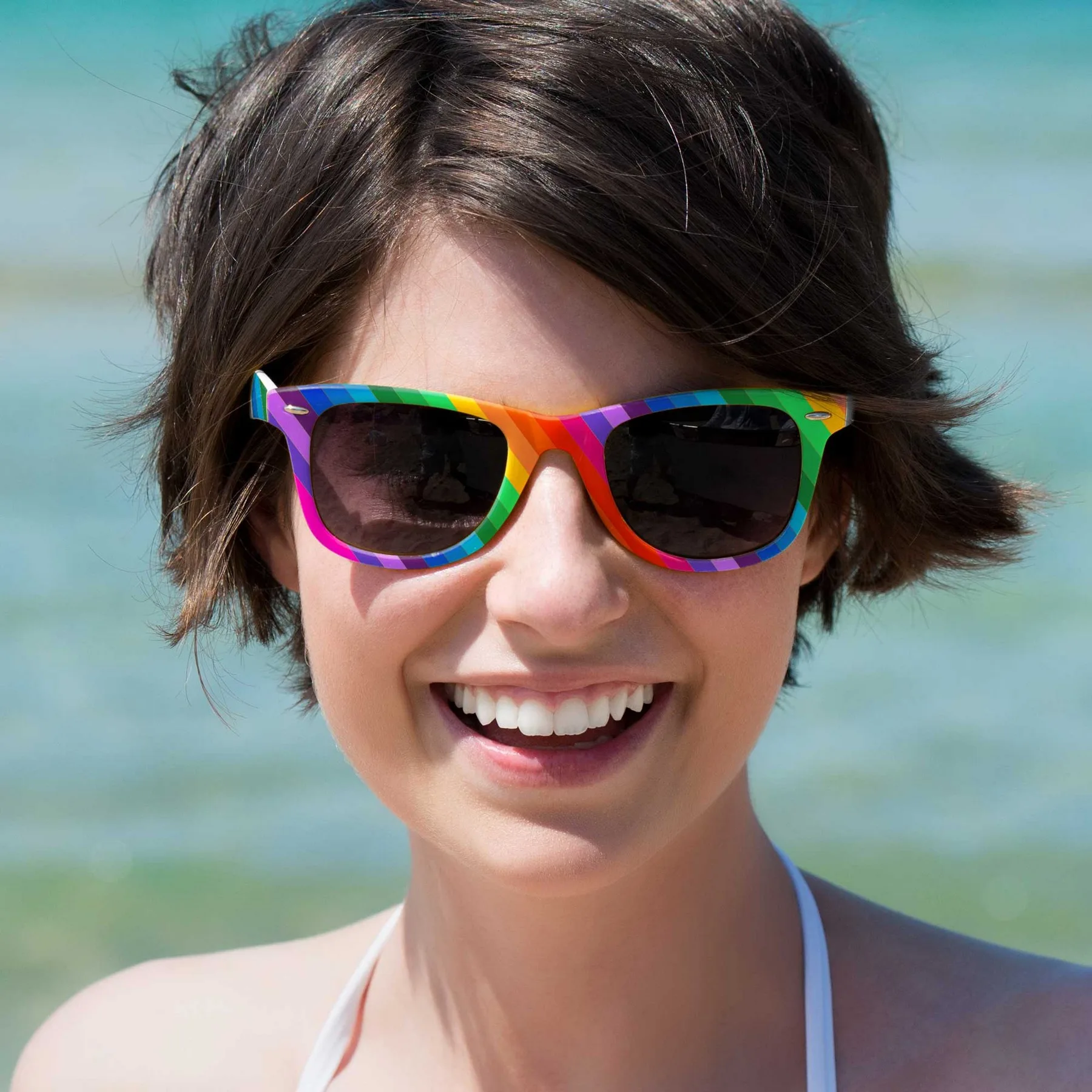 Kalani Rainbow/Wood Sunglasses view 3