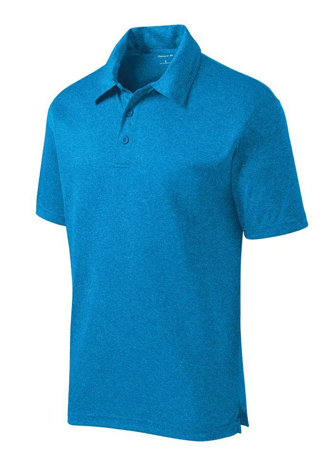 Sport-Tek® Heather Contender™ Polo. view 2