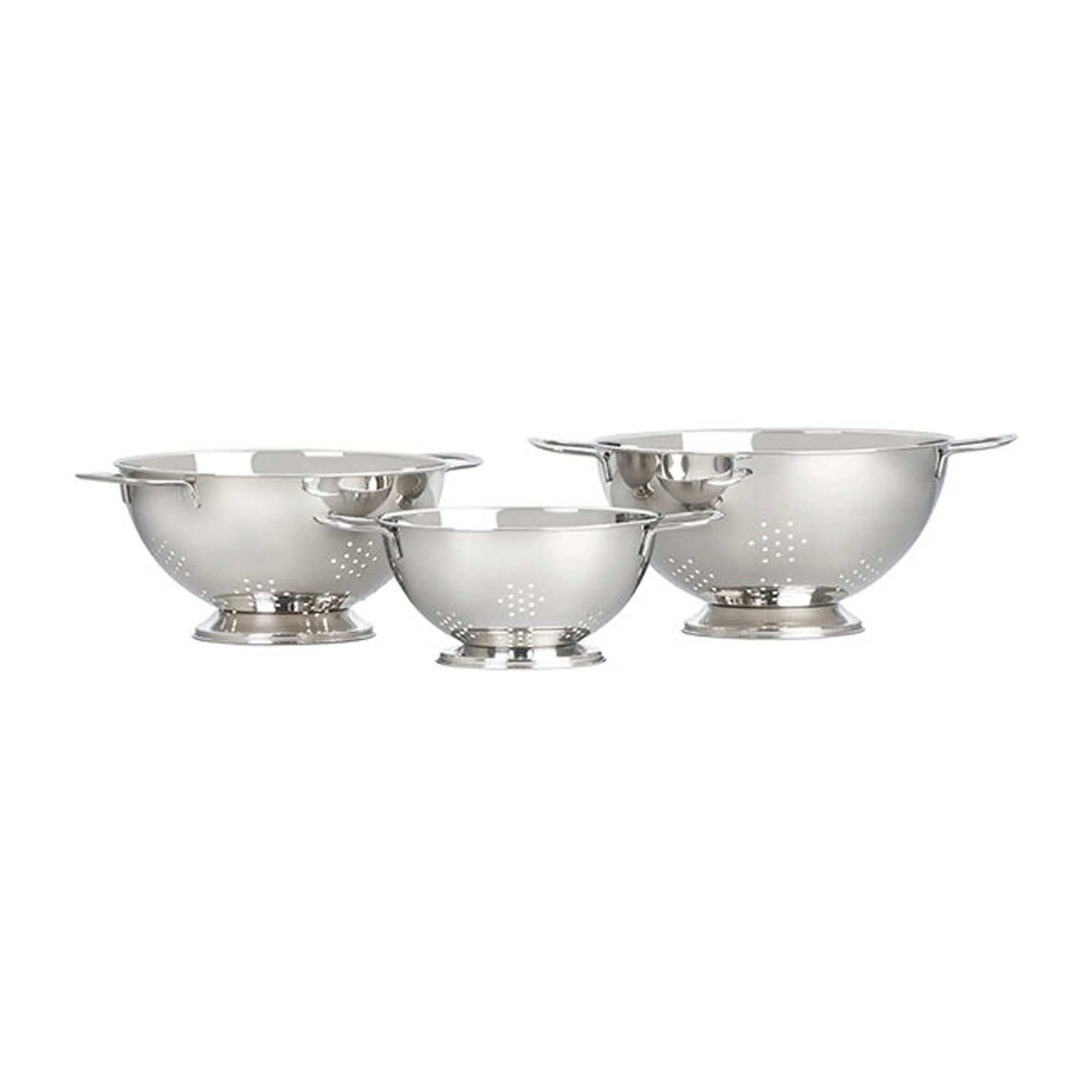 Le Creuset 3Pc Stainless Steel Stackable Colander Set