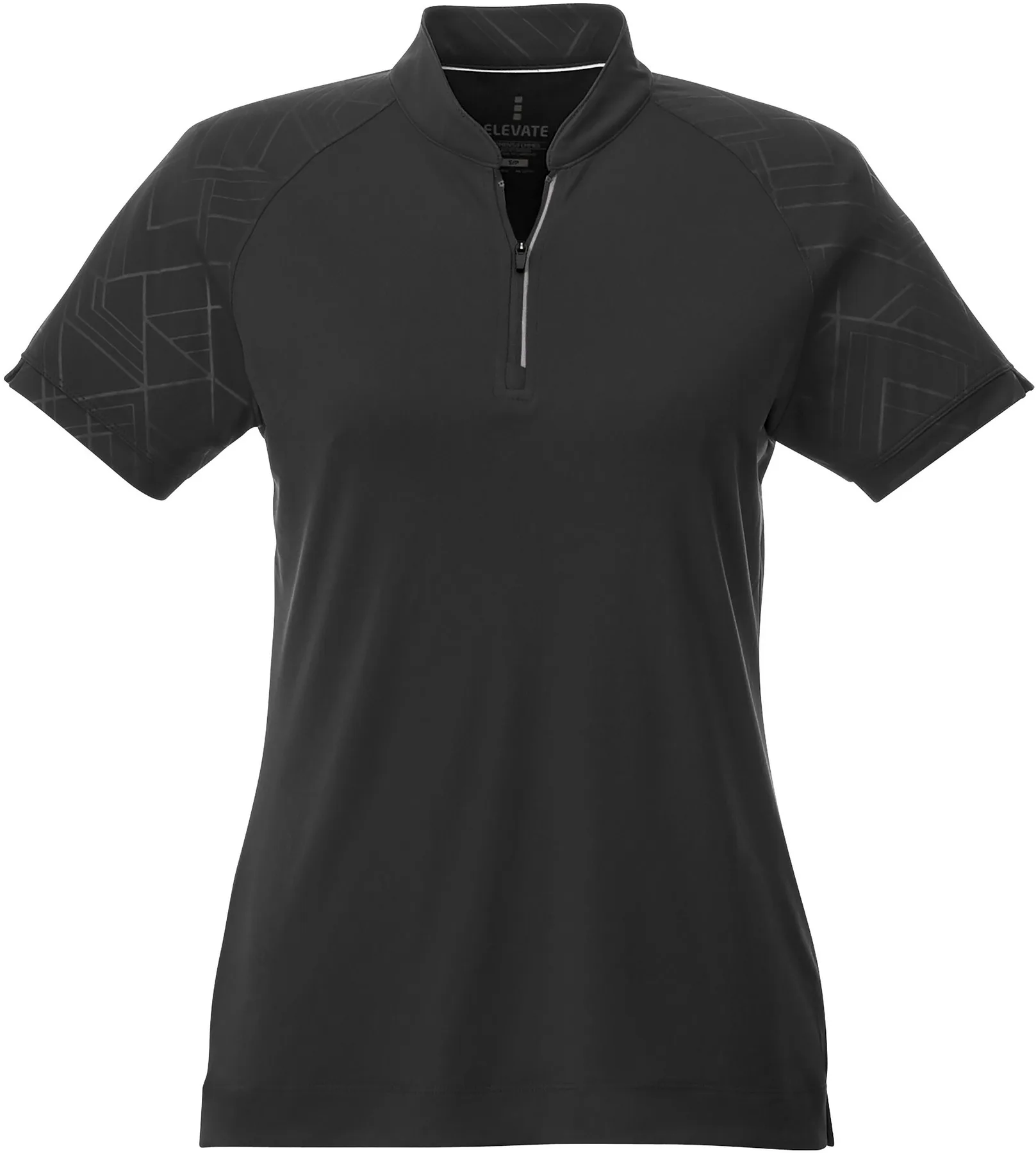 Women's HAKONE Short Sleeve Zip Up Polo view 2
