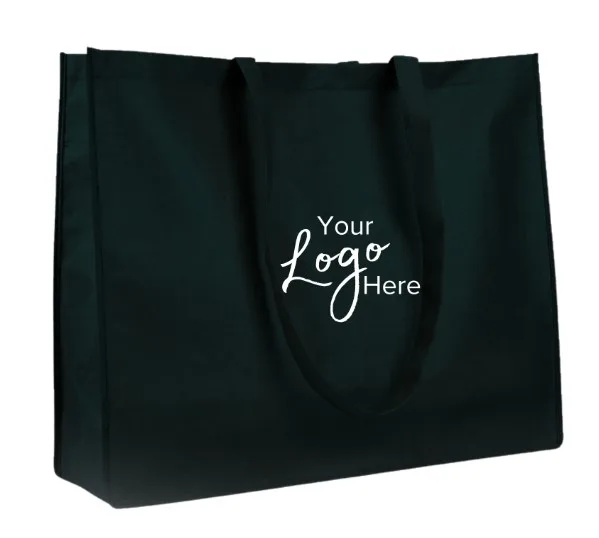 Large Non-Woven Tote Bag w/6" Gusset (20"x16"x6")