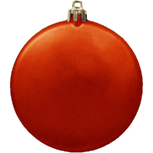 3" Satin Finish Flat Shatterproof Ornament view 7