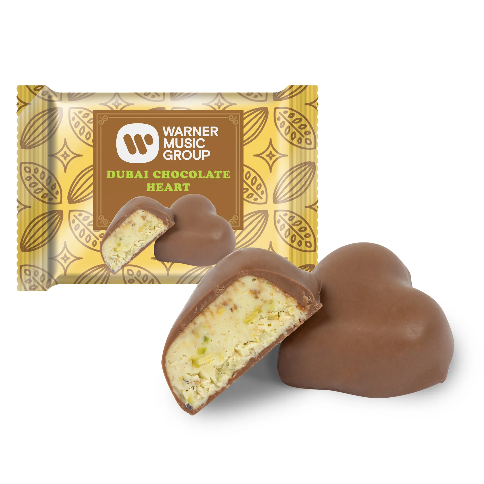 Milk Chocolate Dubai Heart- 0.70oz