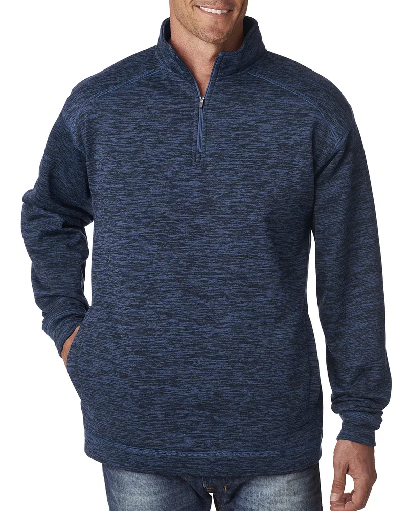 J AMERICA Adult Cosmic Poly Fleece Quarter-Zip view 3