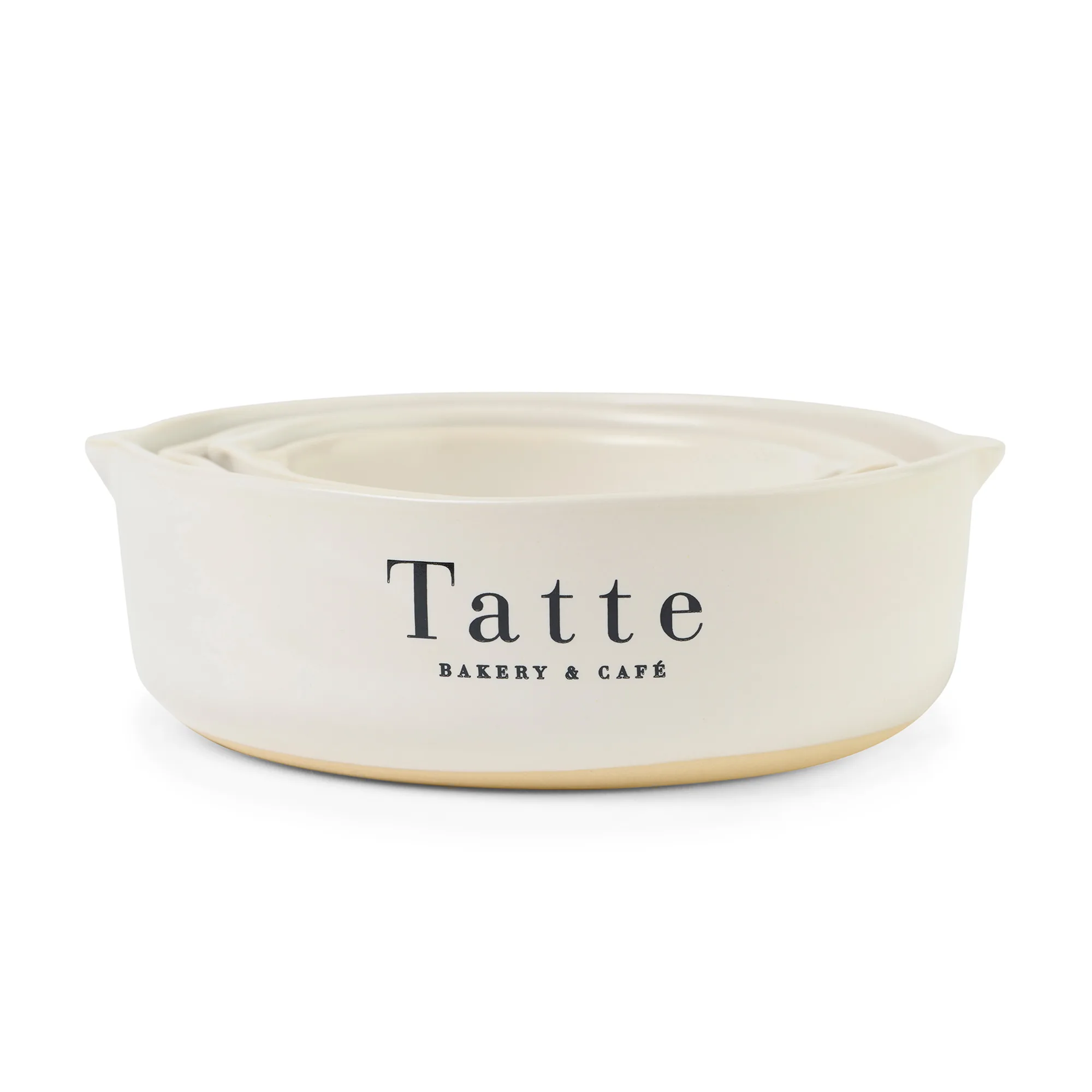 Be Home® Brampton Nested Stoneware Measuring Cups - White