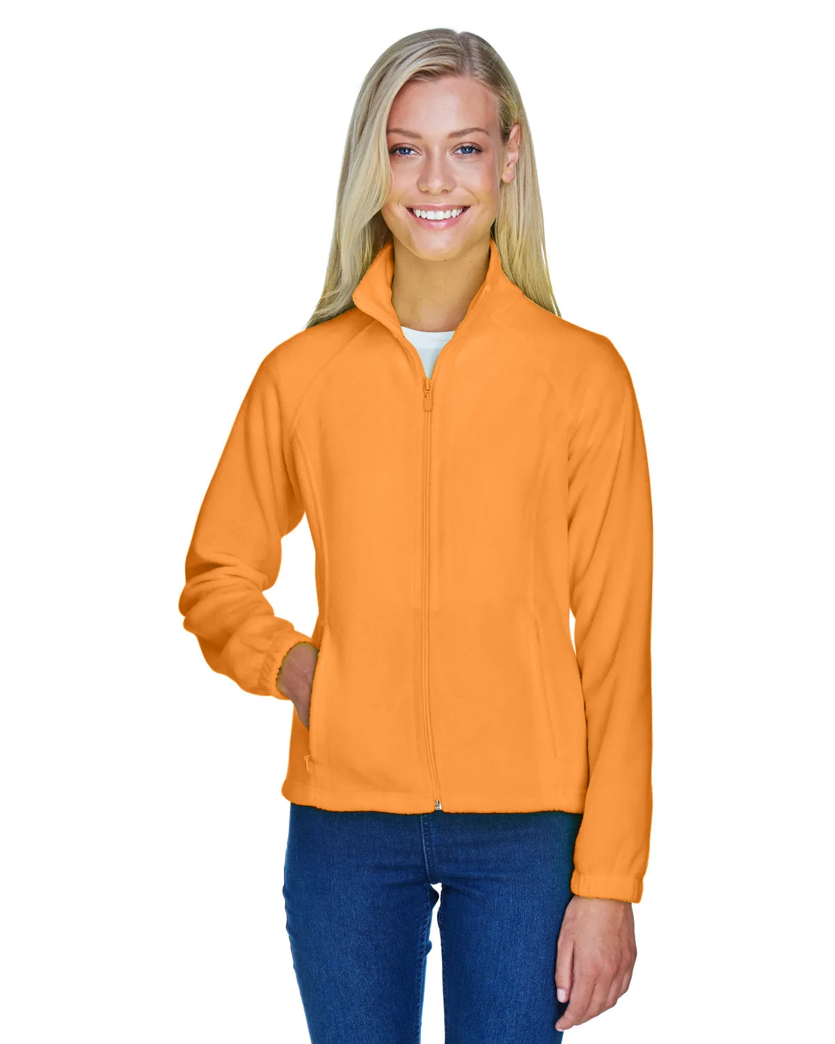 Harriton Women's Full-Zip Fleece view 5