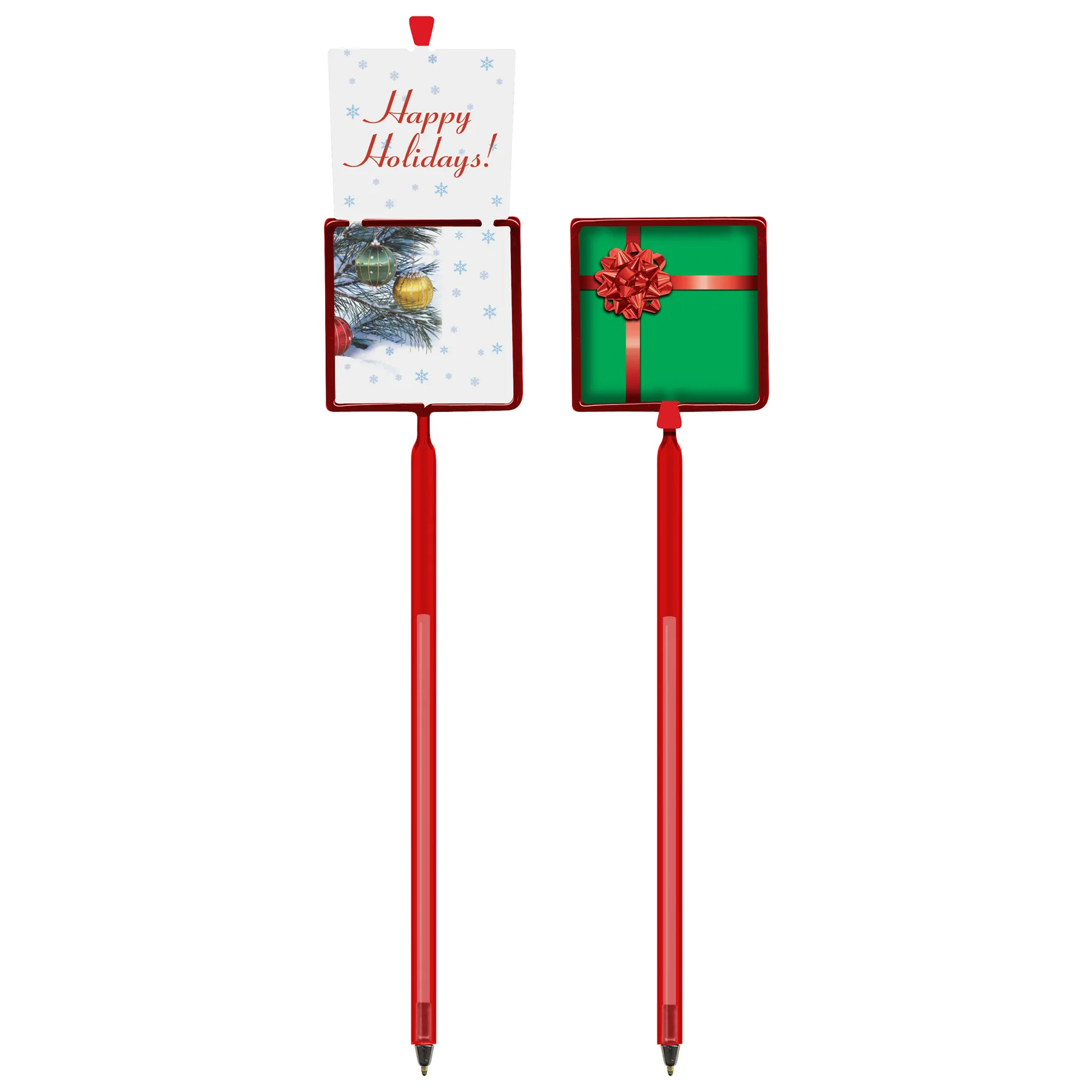 Inkbend Standard Billboard Square Flip Pen W/ Gift Stock Insert view 2