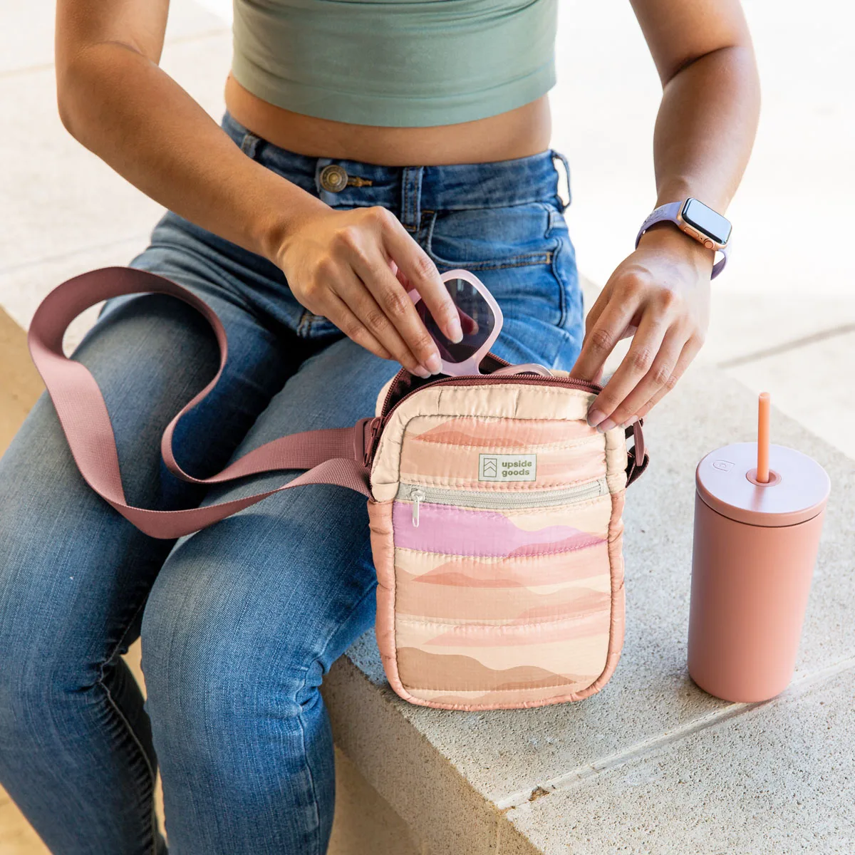 Portrait Crossbody Bag (Puff Puff)