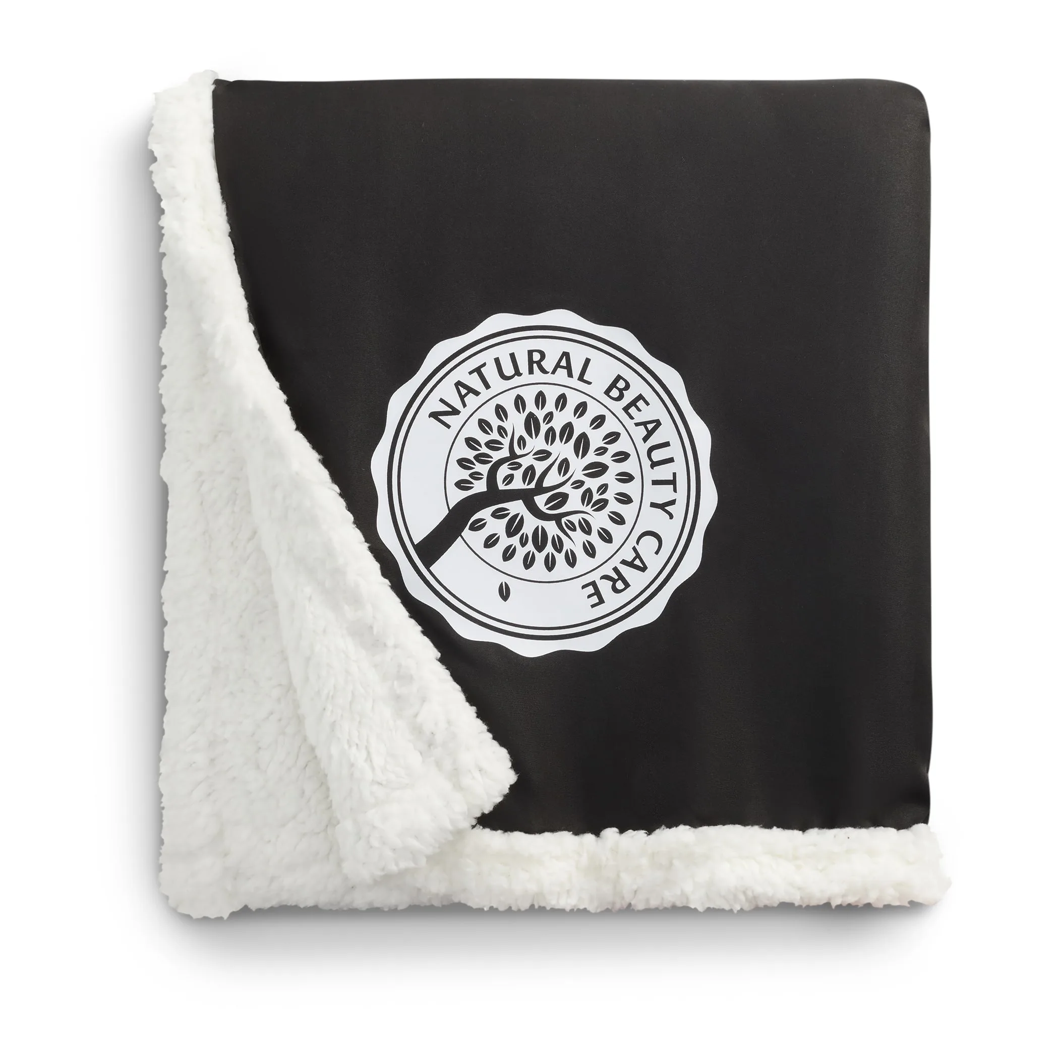 Super Soft Large Fleece Sherpa Blanket - 50'' x 60'' Unfolded view 2