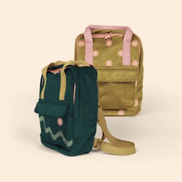 Mini Everyday Backpack (Corduroy)