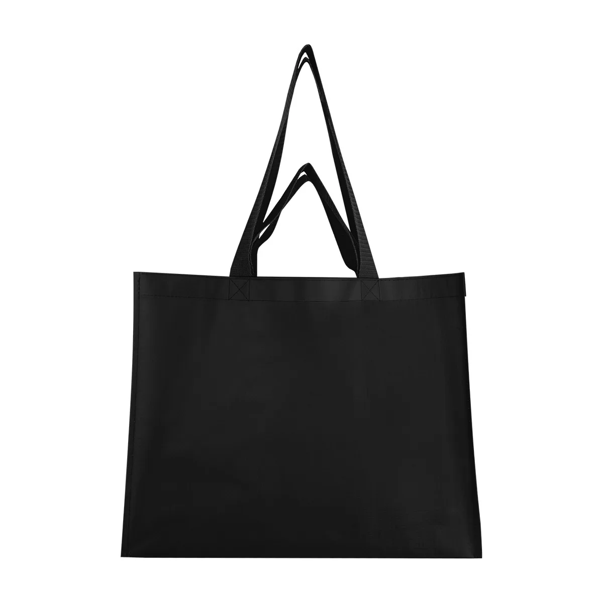 Matte Laminated Recycled Non-woven Dual Handle Shopper Tote Bag view 3
