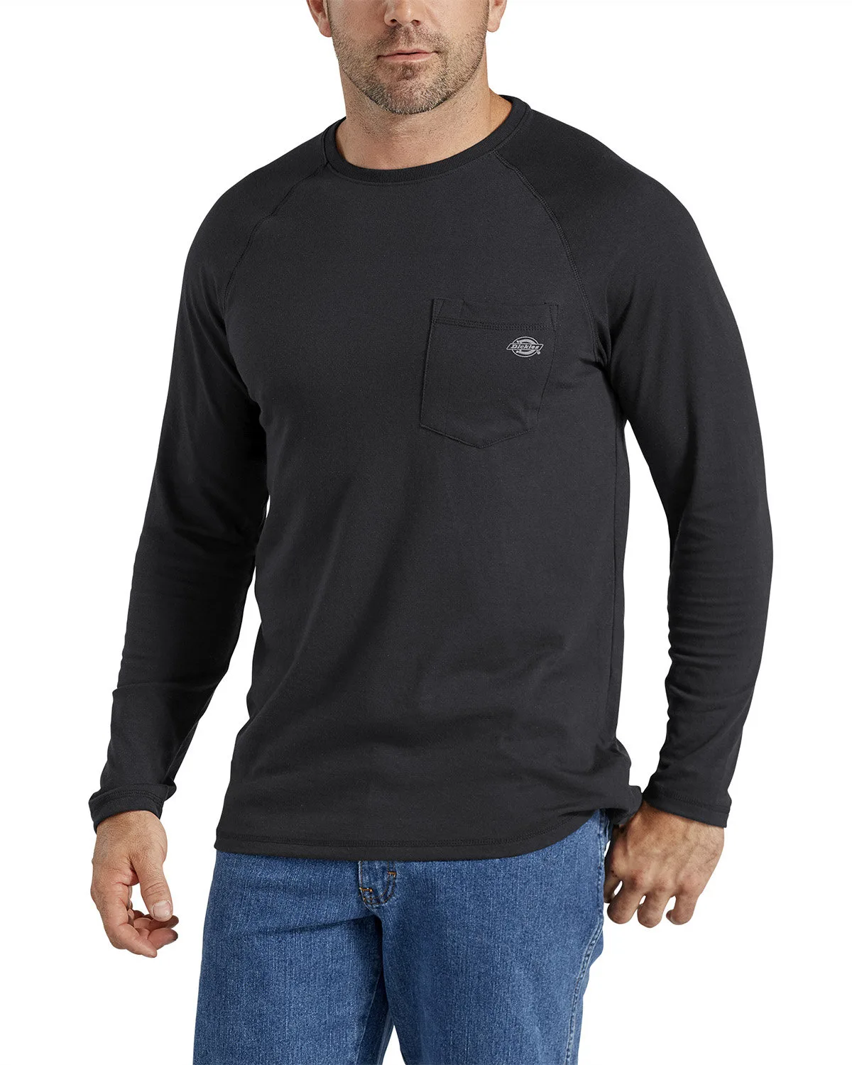 Williamson-Dickie Mfg Co Men's Tall Temp-iQ Performance Cooling Long Sleeve Pocket T-Shirt