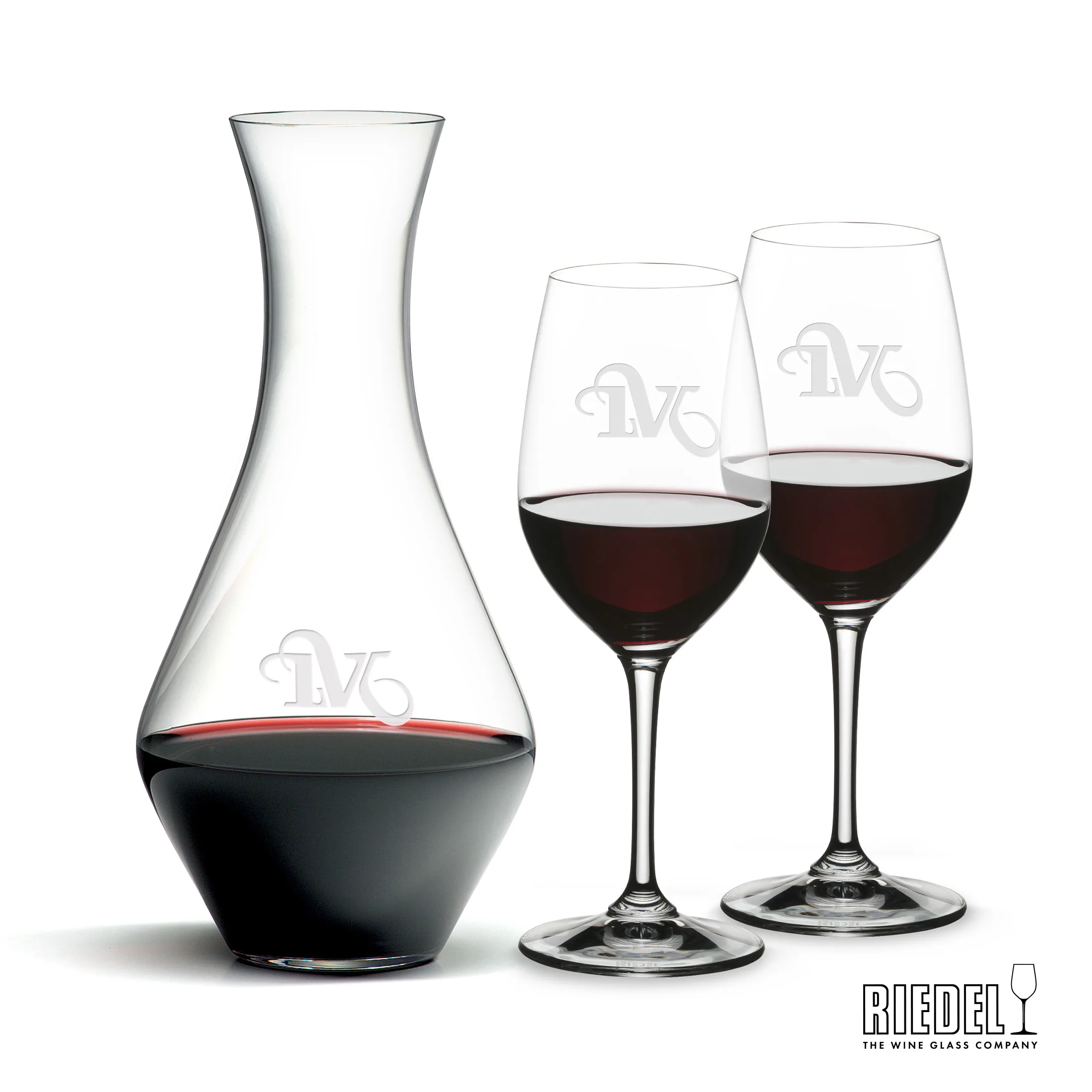 Stemmed Set, Oenologue Wine Set, Decanter & 2 Wine
