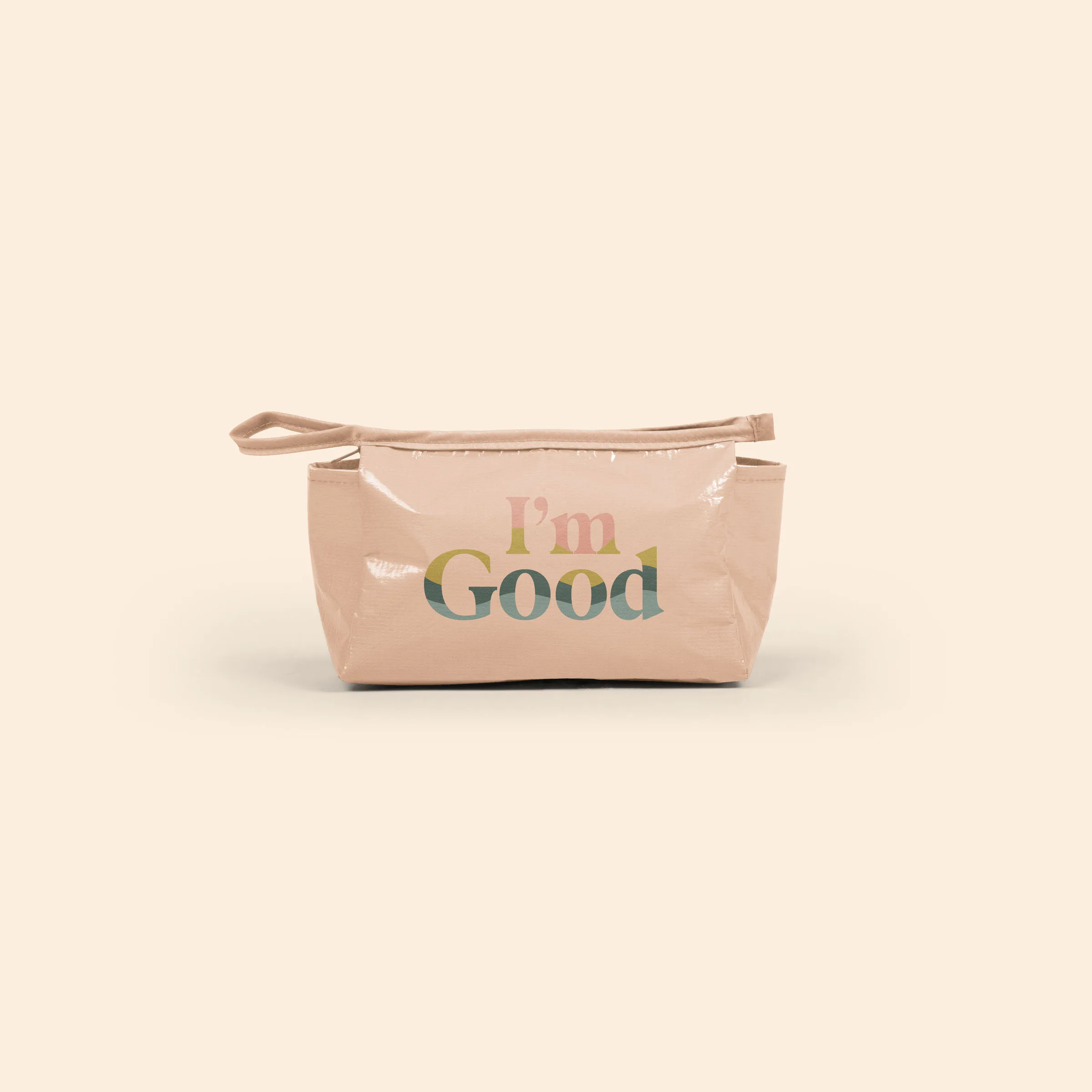 Laminated Non-Woven Rpet Jetsetter Small Pouch view 2