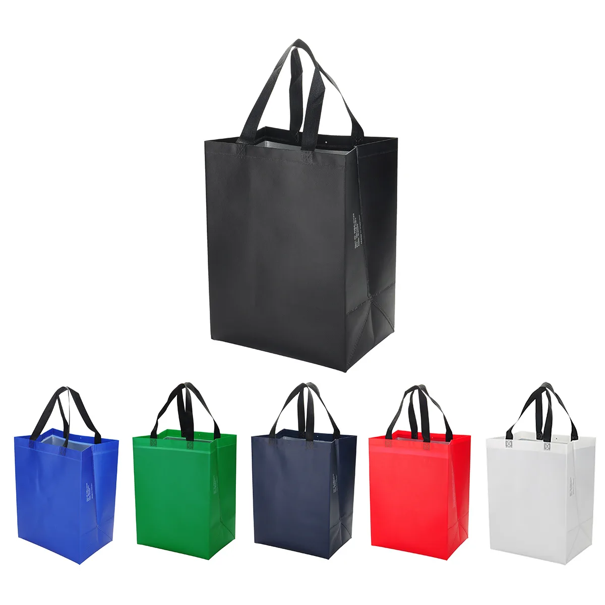 Calypso 75GSM Recycled Non-Woven Polypropylene Heat-Sealed Insulated Tote view 2