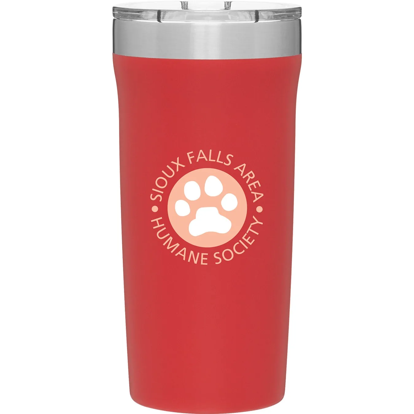 18 oz Palermo Travel Tumbler (Matte Red)