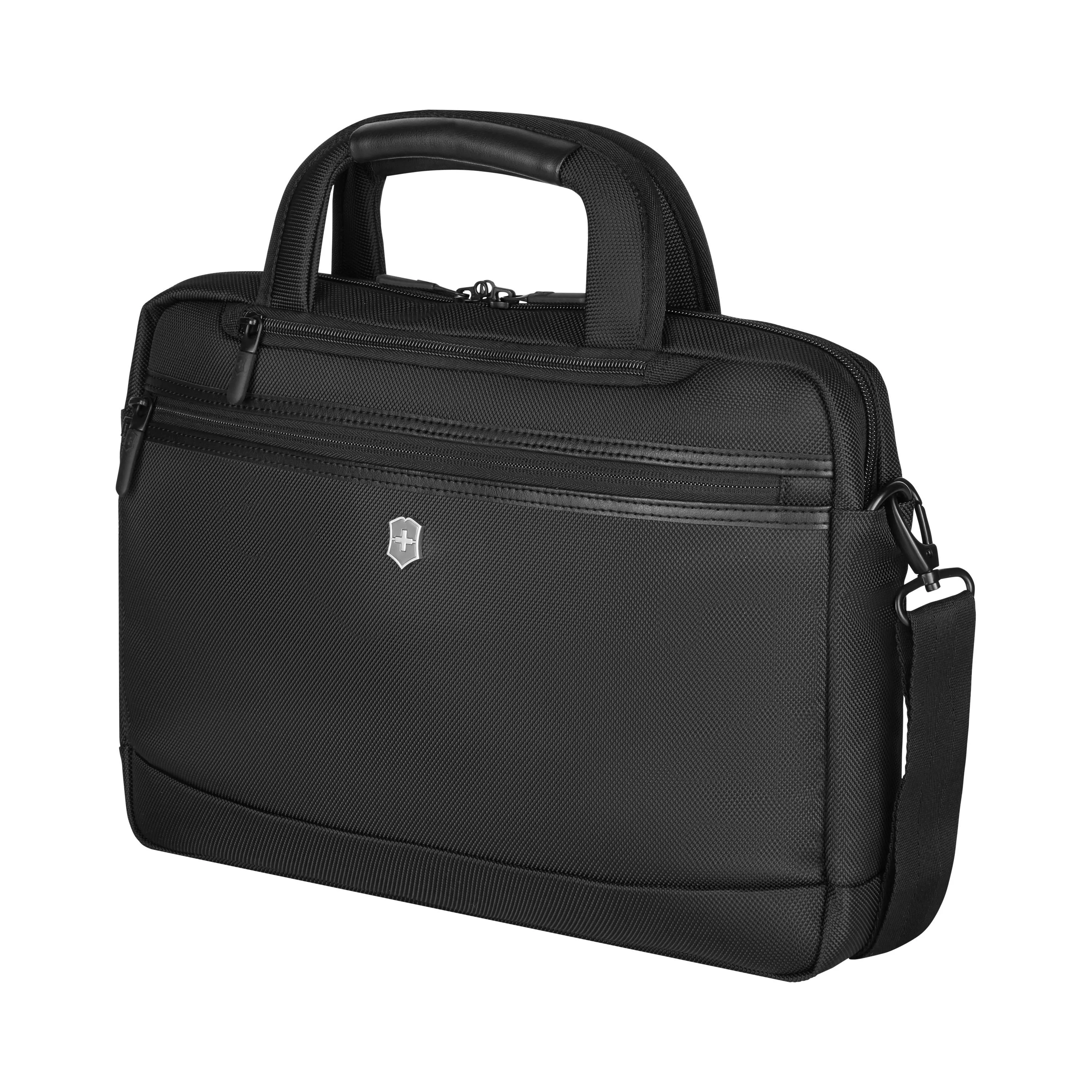Victorinox Swiss Army Corporate Gifts Journey Pivot 14" Slimline Briefcase Black
