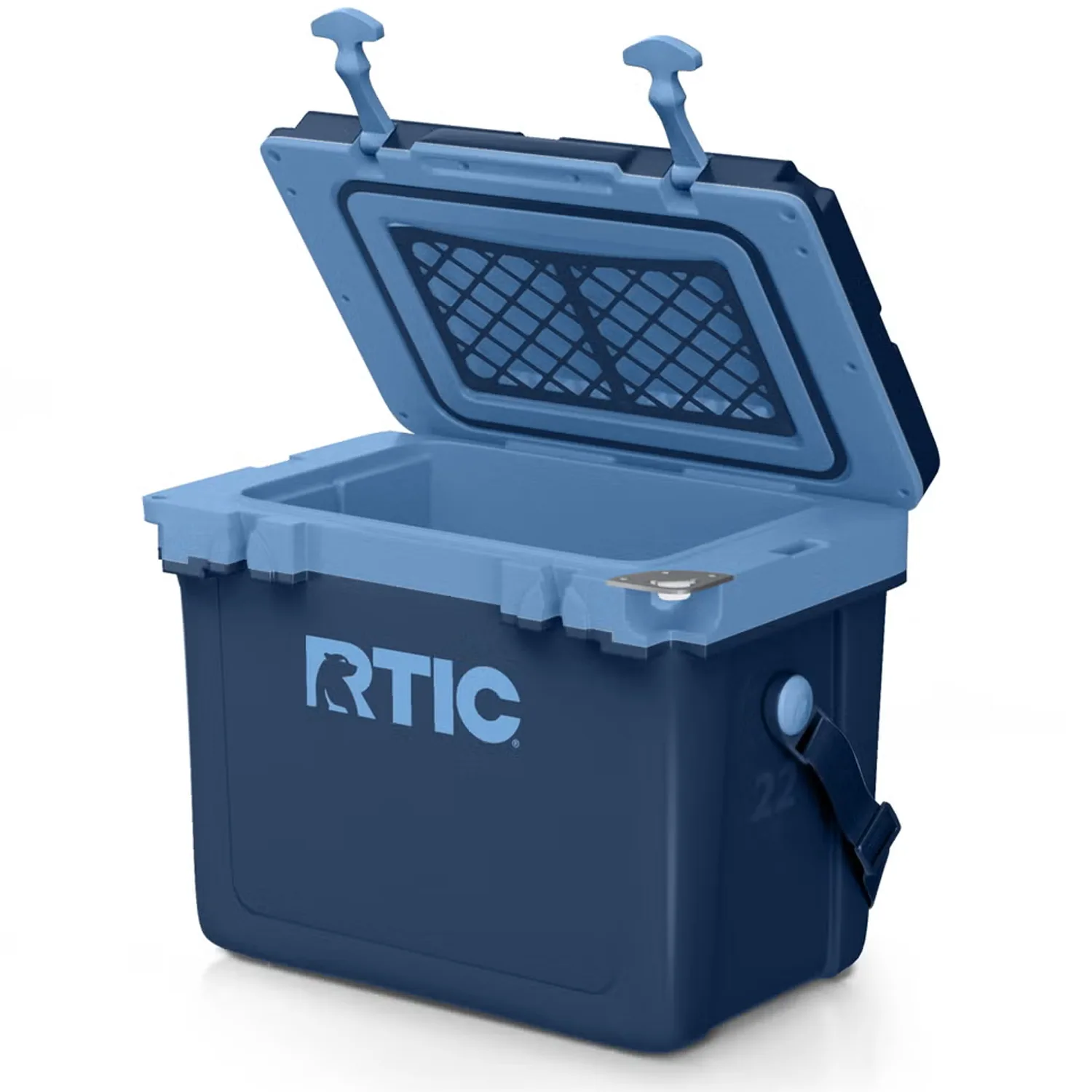22 QT RTIC® Insulated Ultra-Light Hard Cooler Ice Chest (19.5" x 15.75") view 3