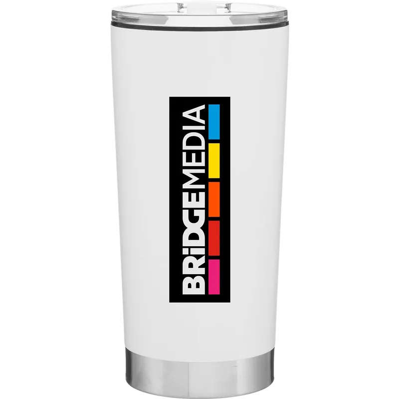 20 oz h2go Fargo Travel Tumbler (Matte White)
