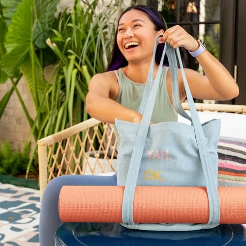 Shamwow® Canvas/Denim Yoga Tote