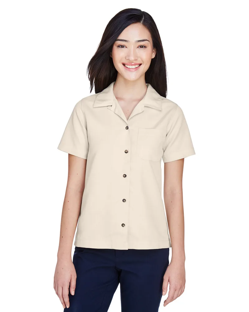 ULTRACLUB Ladies' Cabana Breeze Camp Shirt view 5