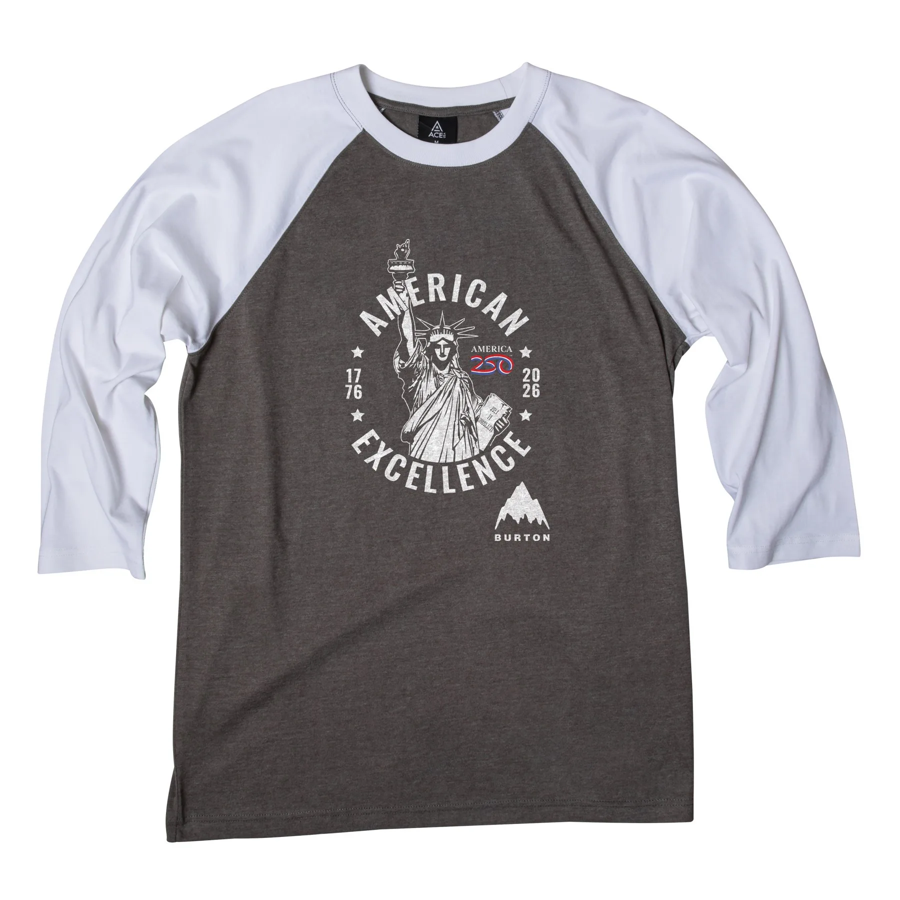 America 250 ACE Raglan 3/4 Sleeve Tee view 4