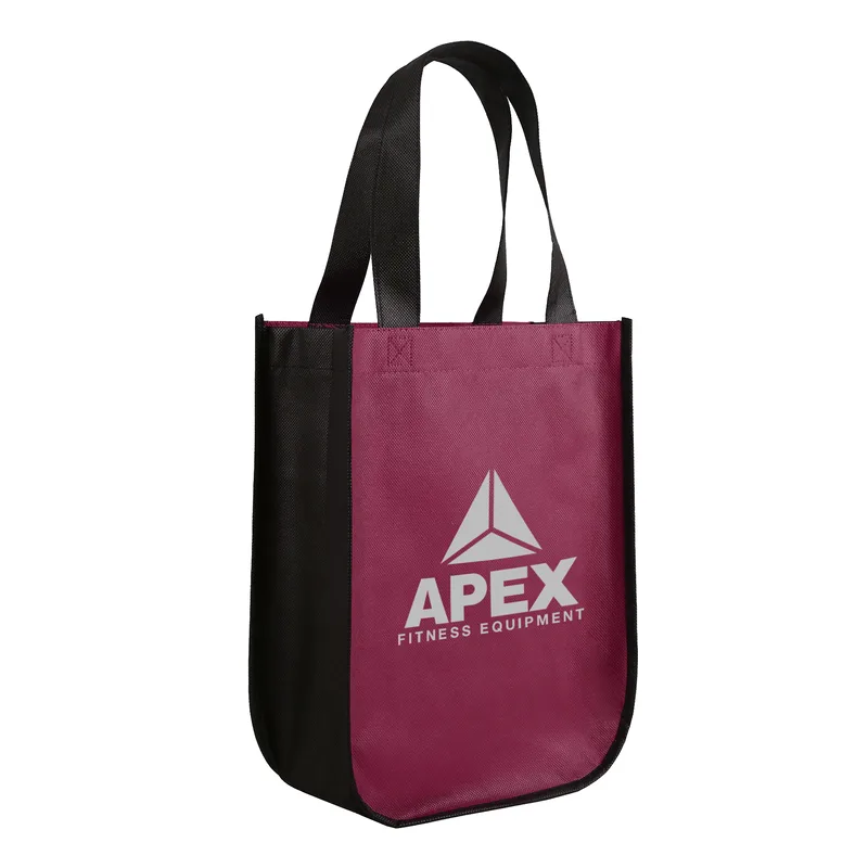 Yuma Curved Bottom Non-Woven Tote Bag view 6