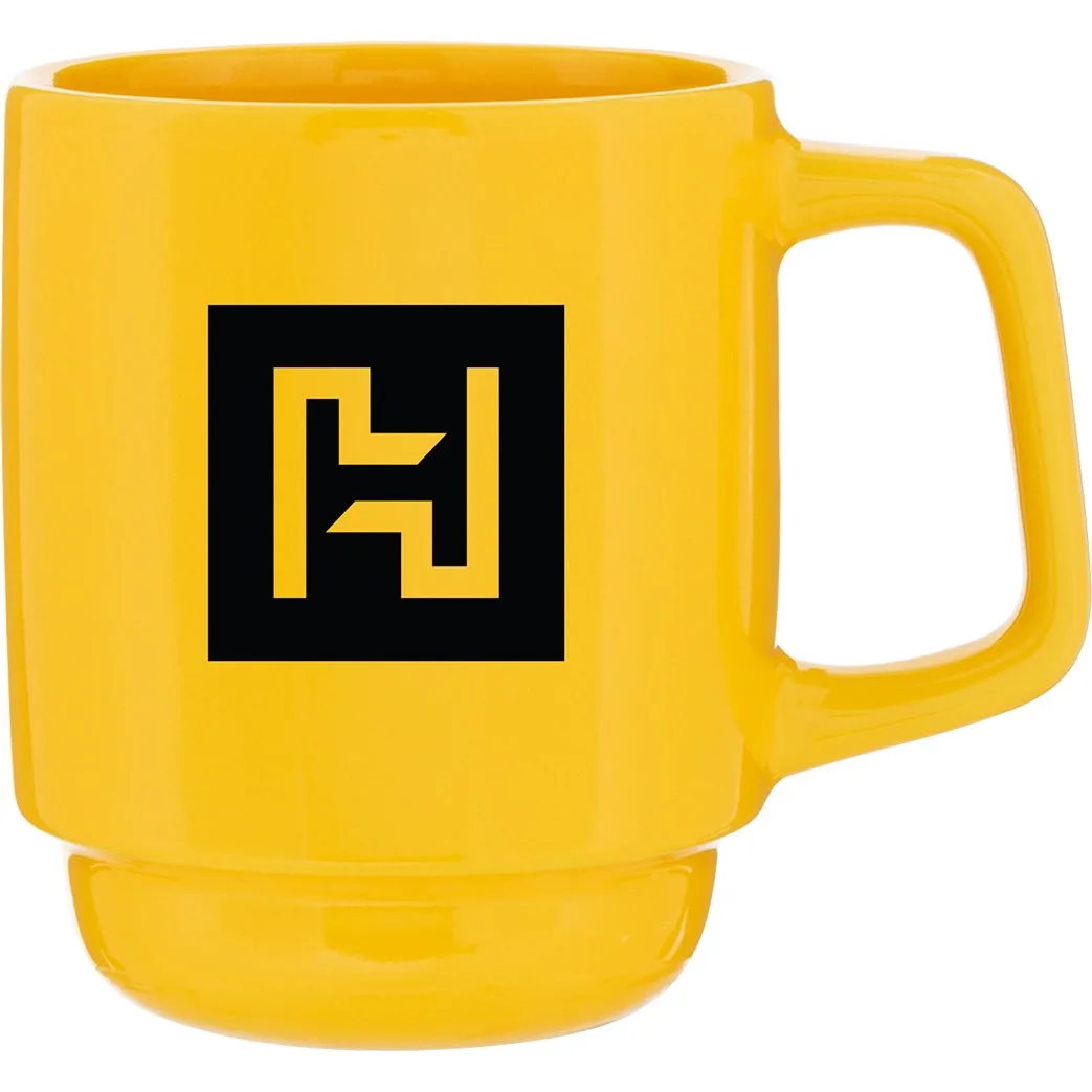 16 oz Olly Ceramic Mug (Athletic Gold)