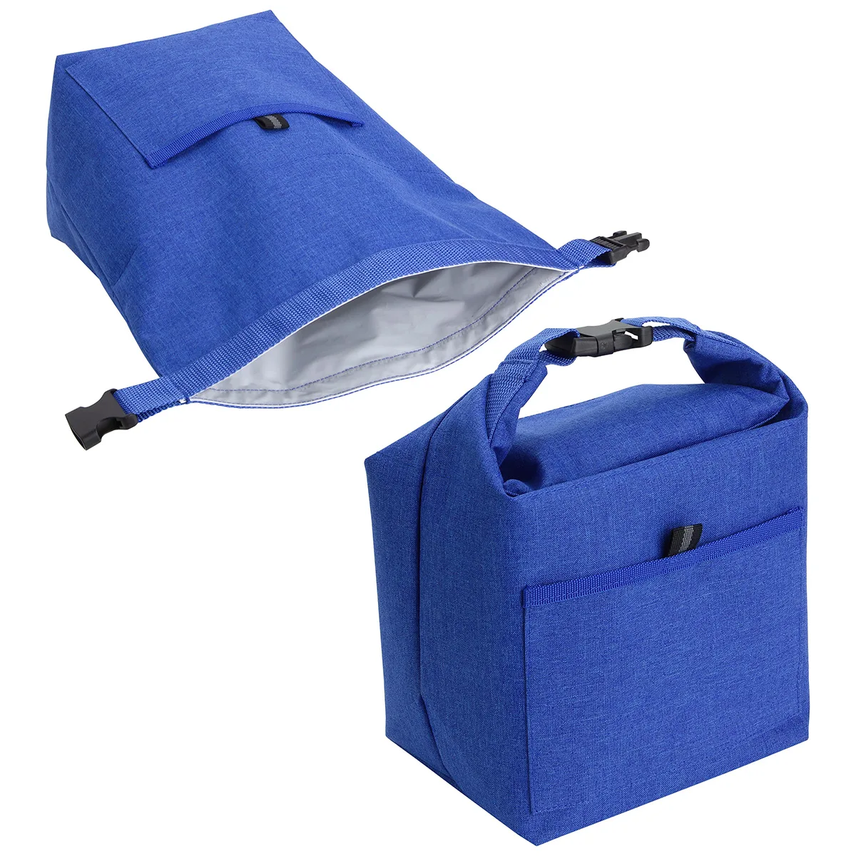 Bellevue Heathered Polyester Insulated Lunch Tote view 6