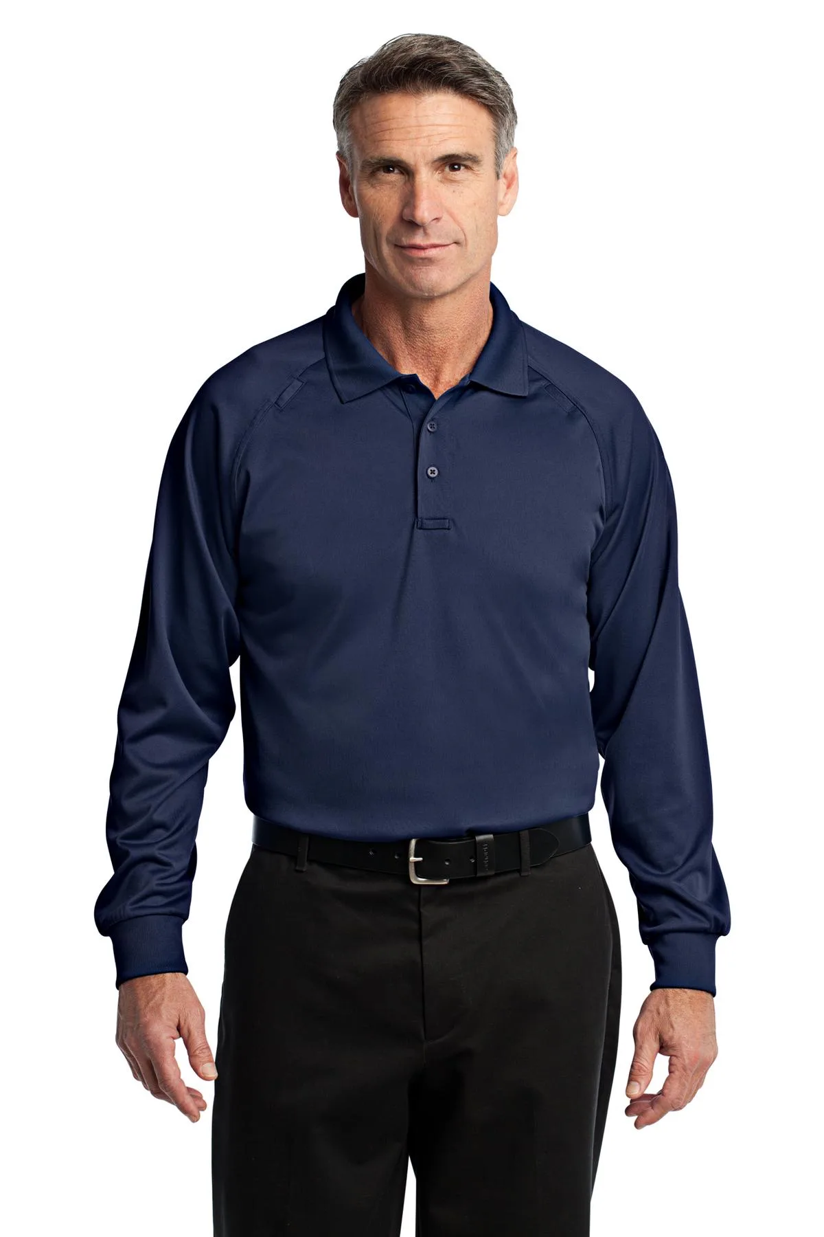 CornerStone® - Select Long Sleeve Snag-Proof Tactical Polo. view 2
