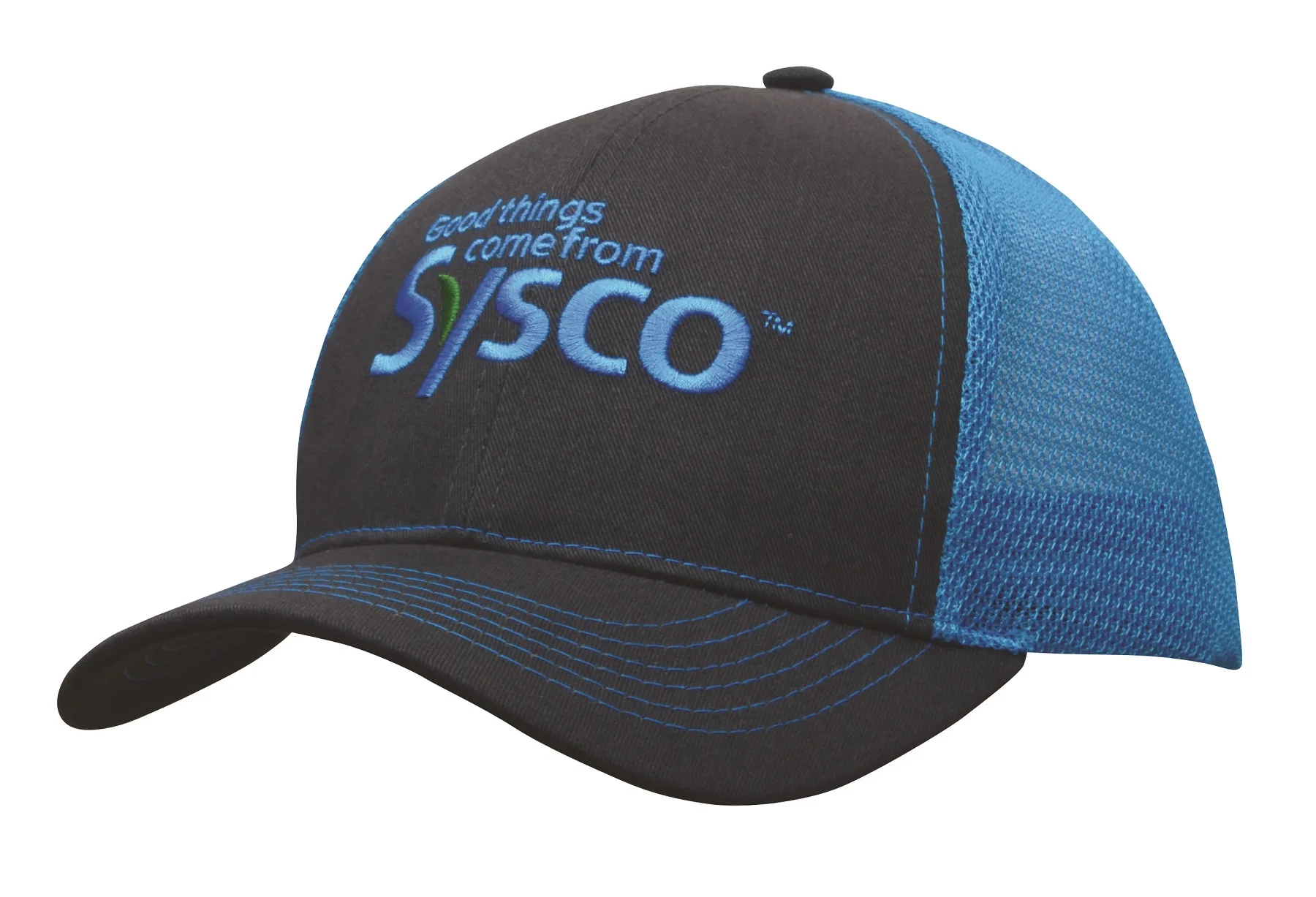 Brushed Cotton Cap w/Mesh