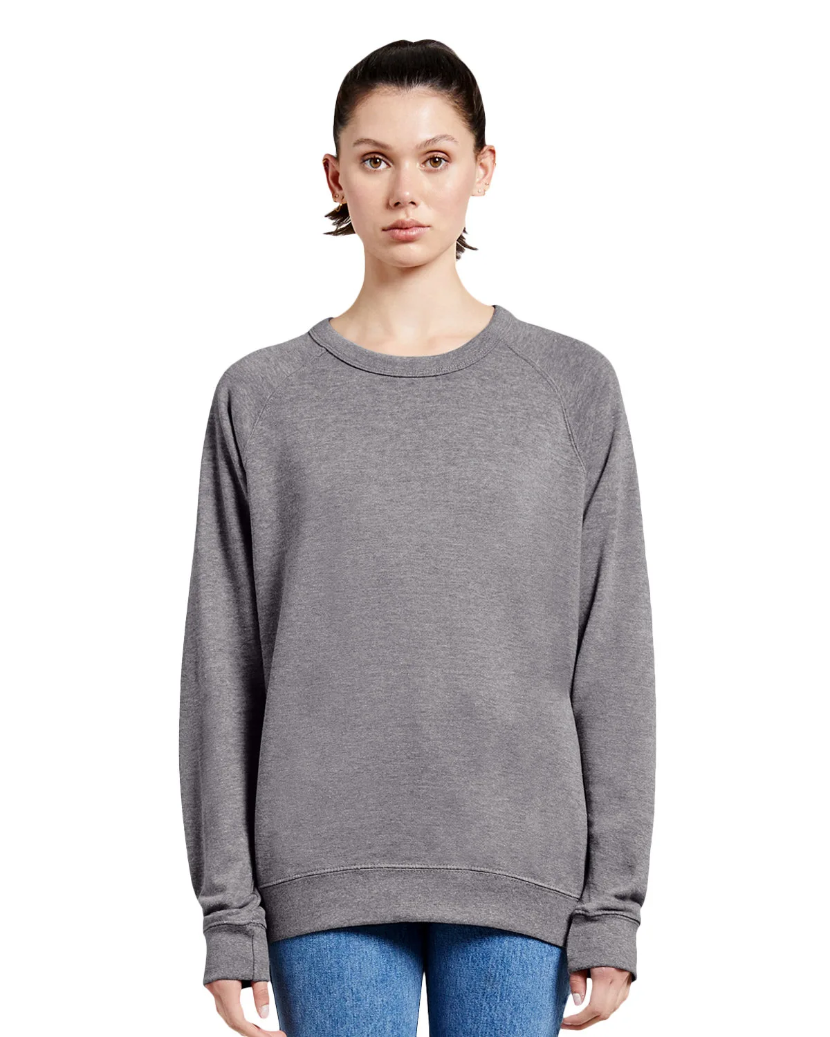 Lane Seven Unisex French Terry Crewneck Sweatshirt view 4