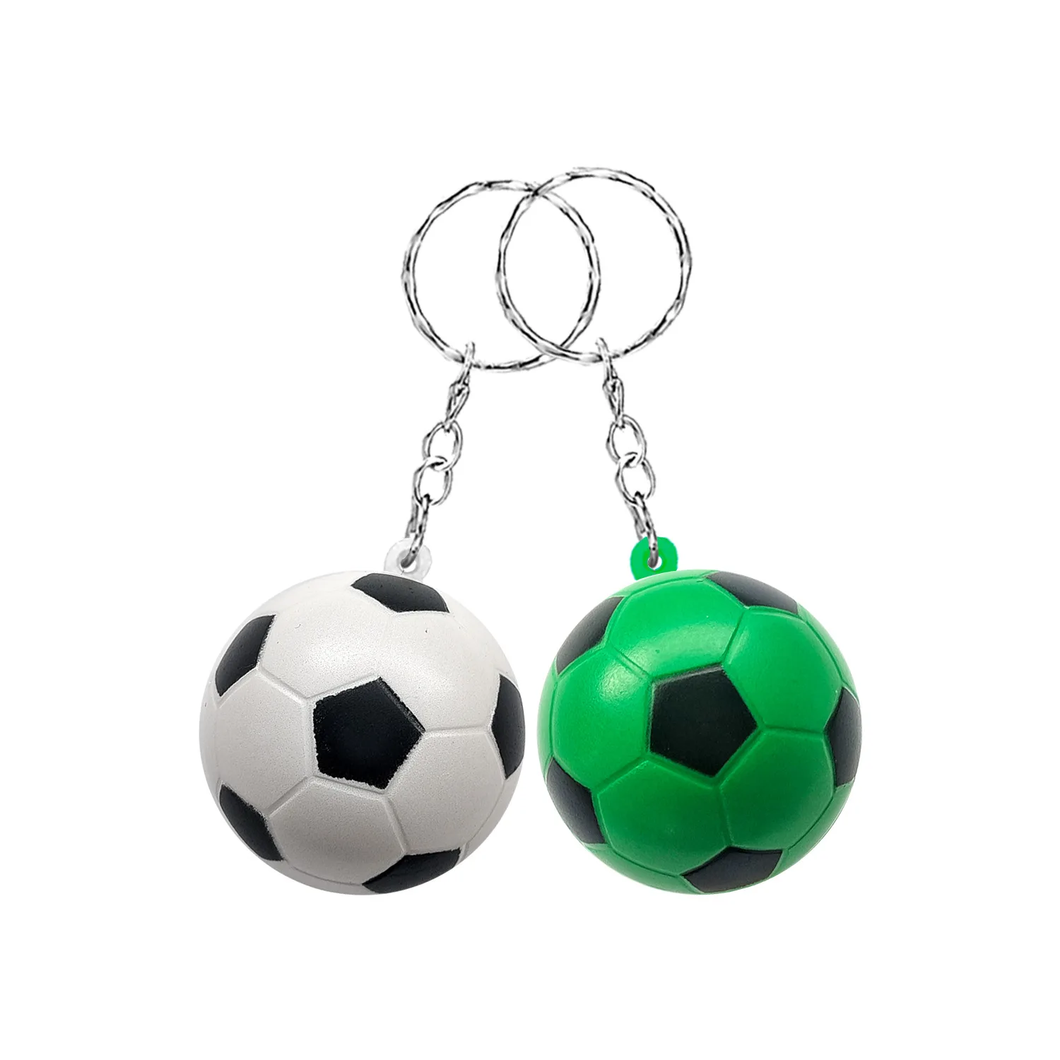Mini Soccer Ball Stress Reliever on Keychain view 5
