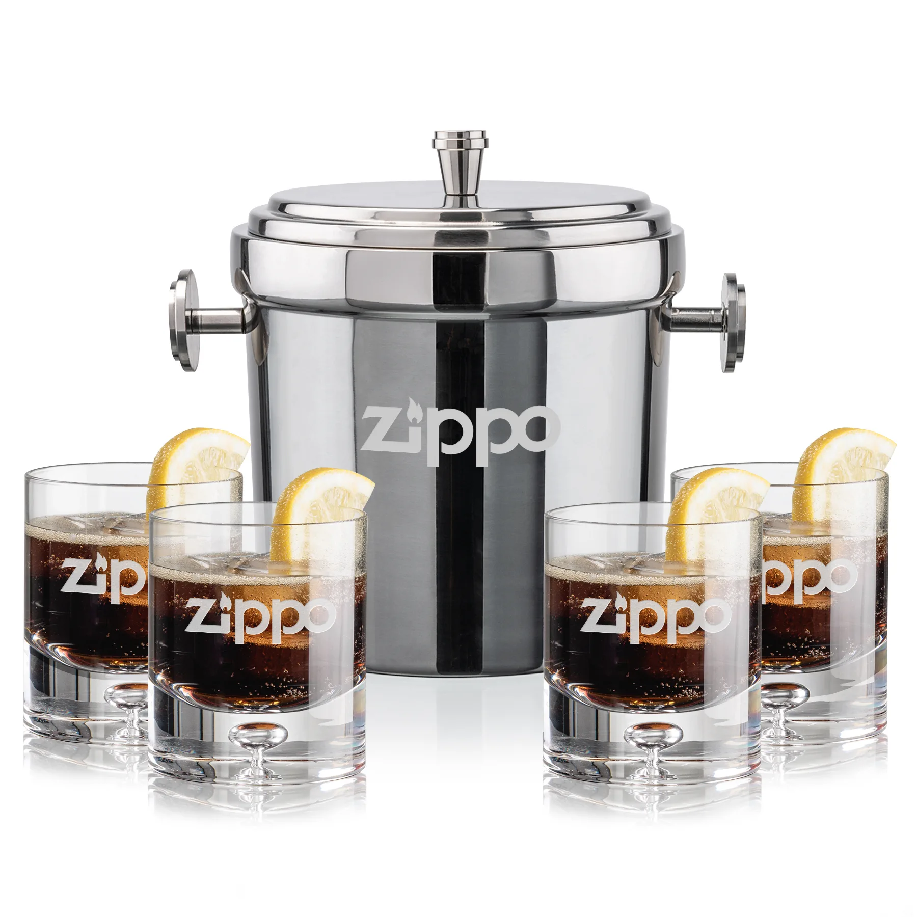Milano Bucket Set, Laser Engraving, Set of 5