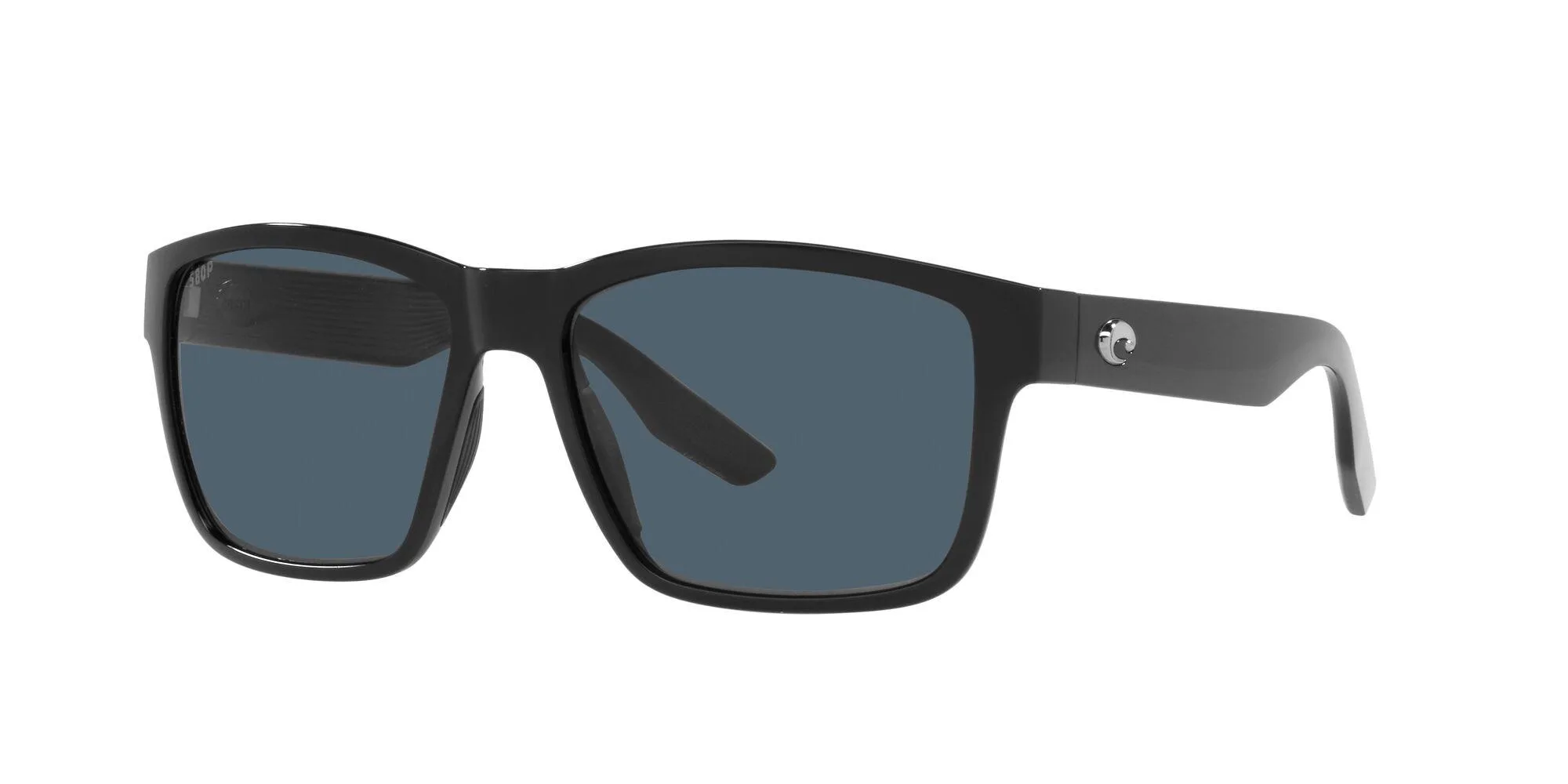 Costa Del Mar Paunch Sunglasses - (Frame) Black; (Lens) Gray 580P