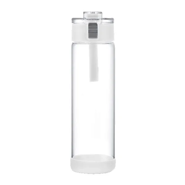 Laramie 22oz Glass Bottle w Flip Lid view 2