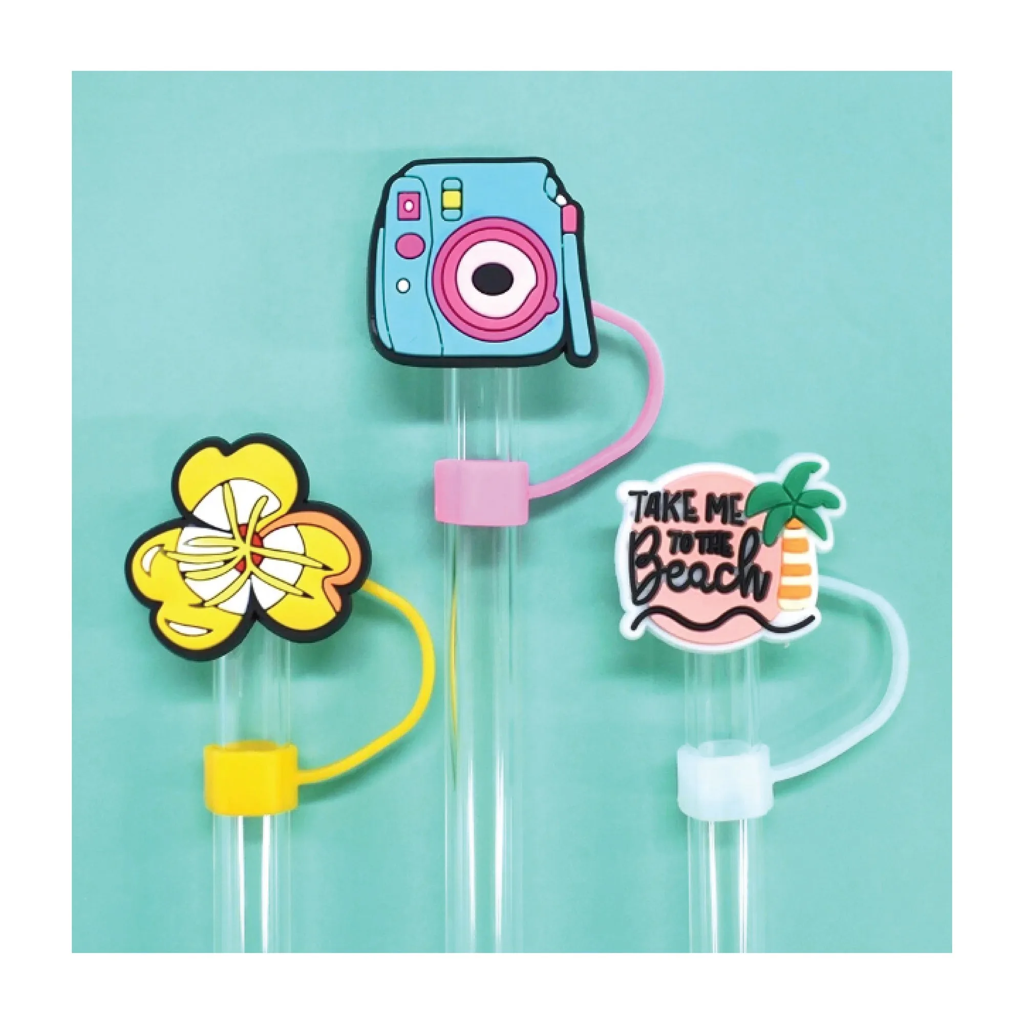 Custom Straw Toppers view 3