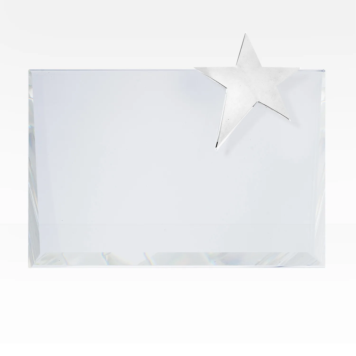 5" x 7" Star Wedge Award view 2