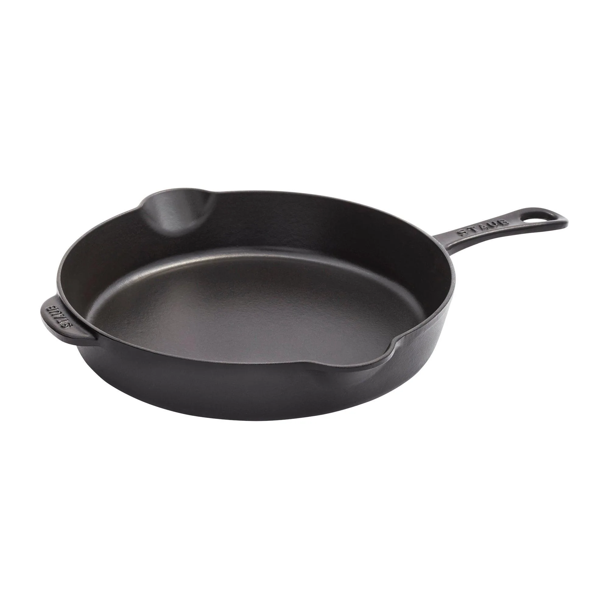 Staub 11" Matte Black Traditional Cast Iron Skillet