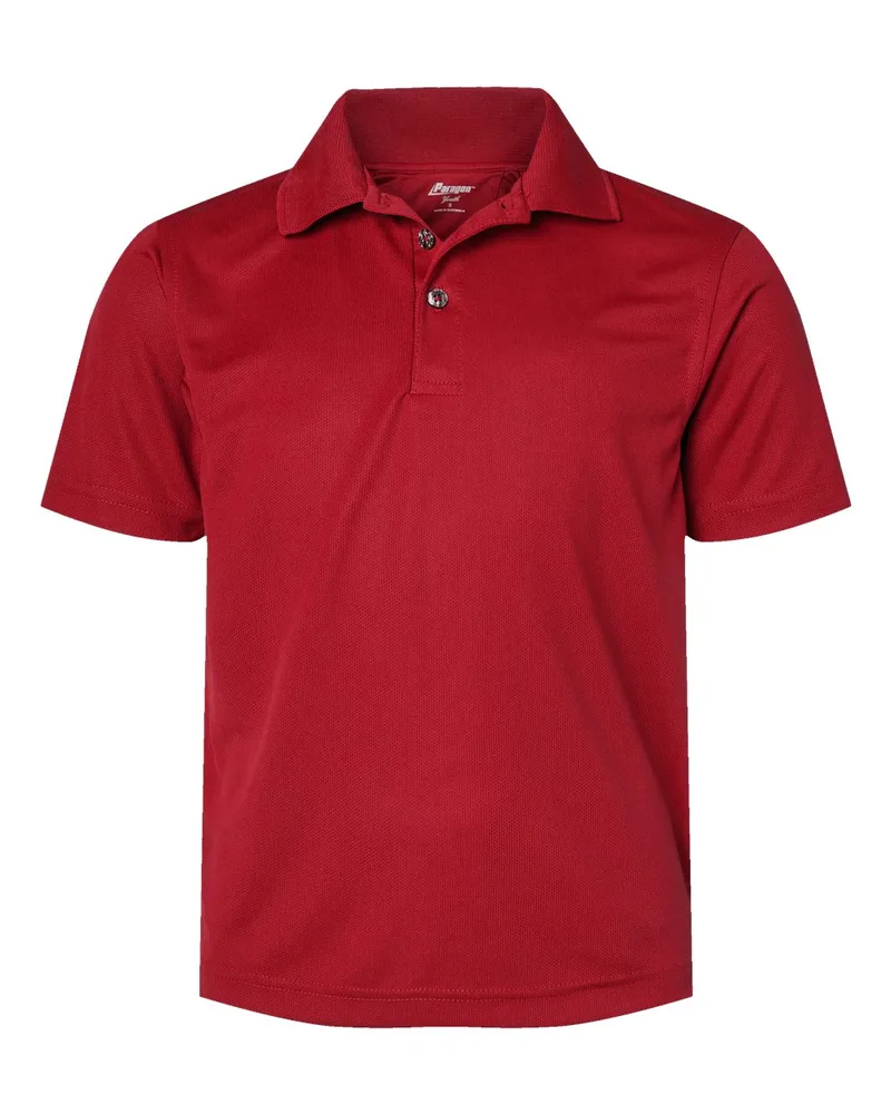 Paragon® Youth Saratoga Performance Mini Mesh Polo Shirt view 7