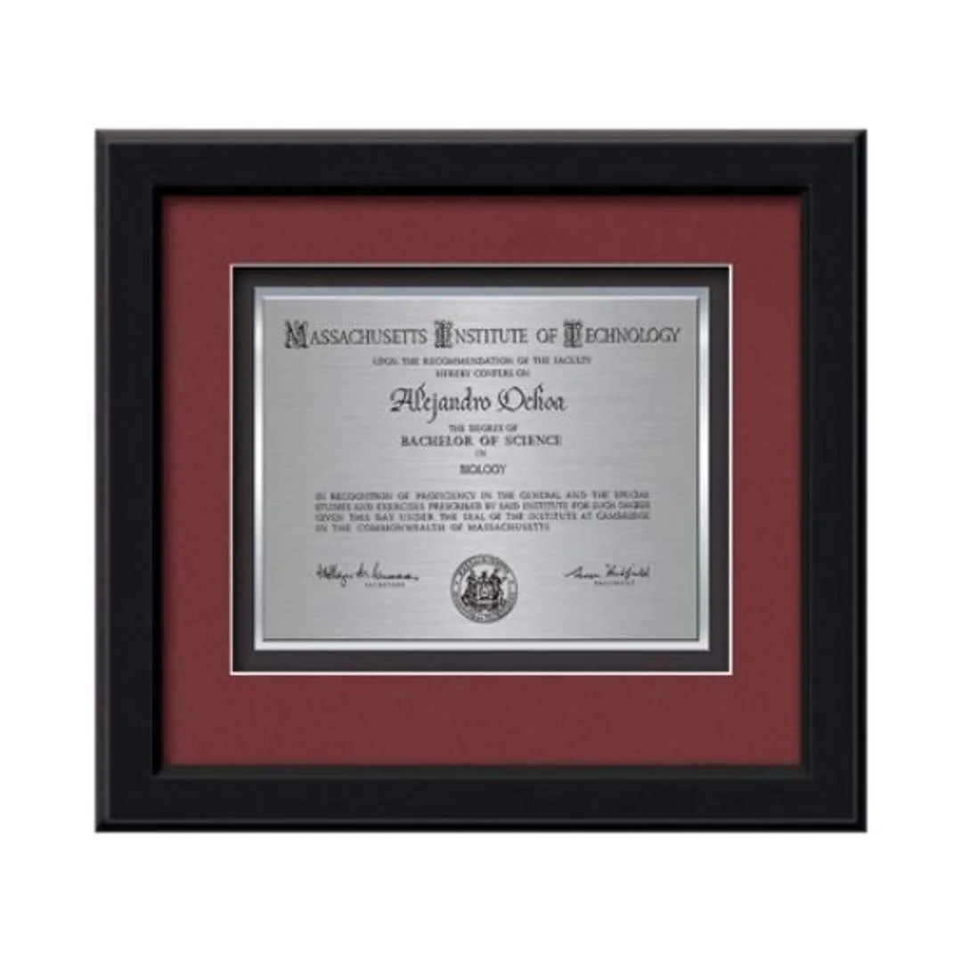 Myriad Certificate TexEtch - Black